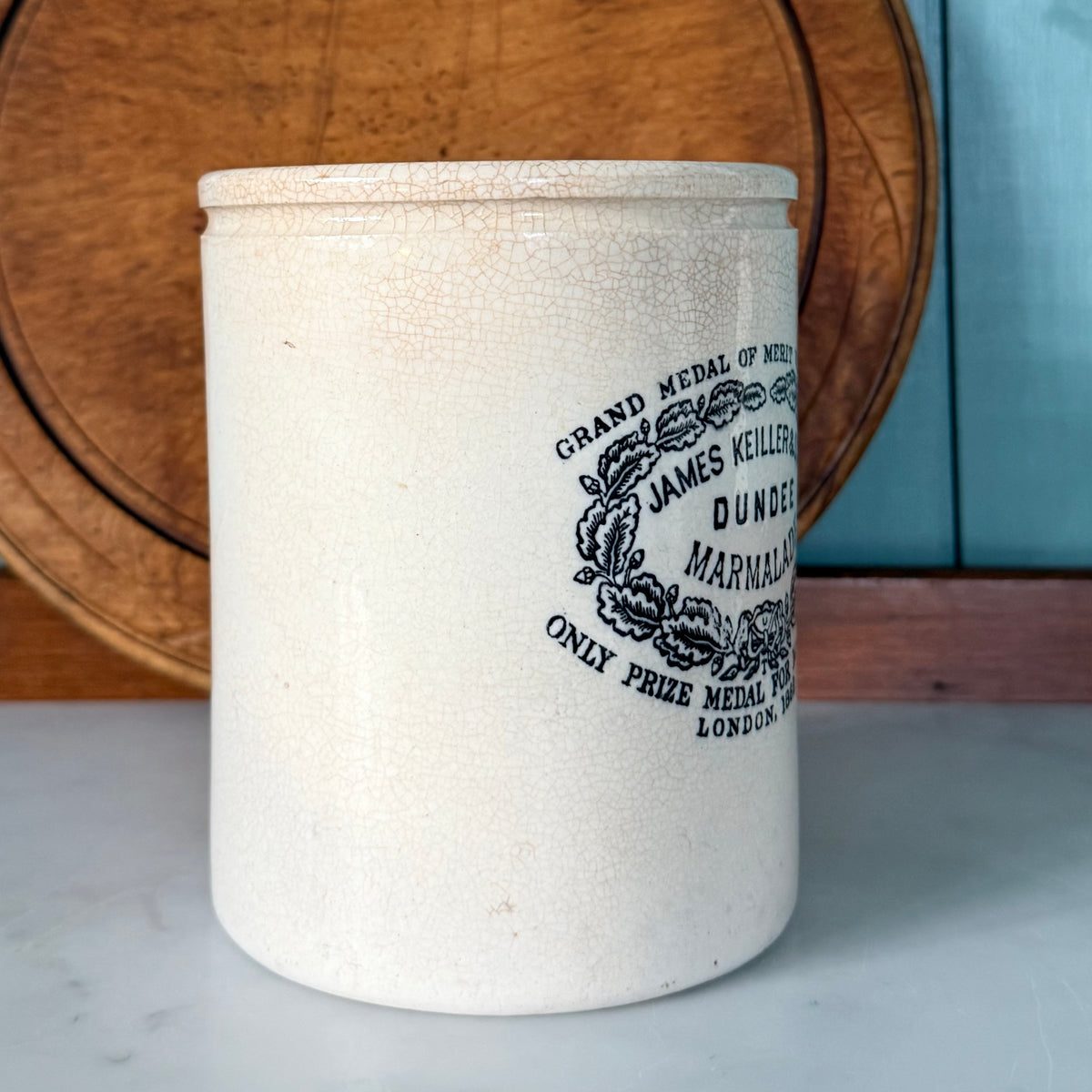 Antique James Keiller & Sons Dundee Marmalade 2lb Pot Maling