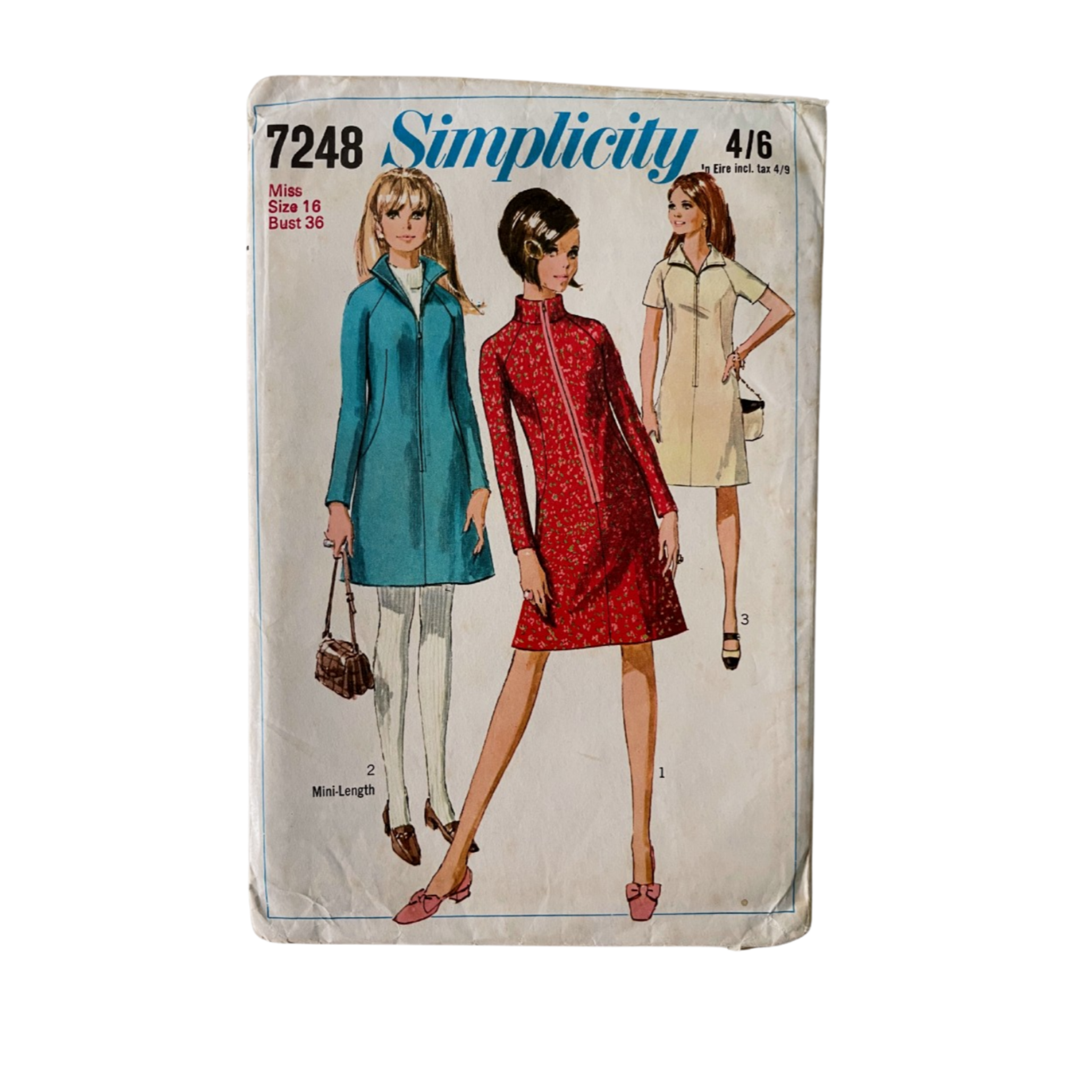 Simplicity 7248 Womens Size 12 Dress