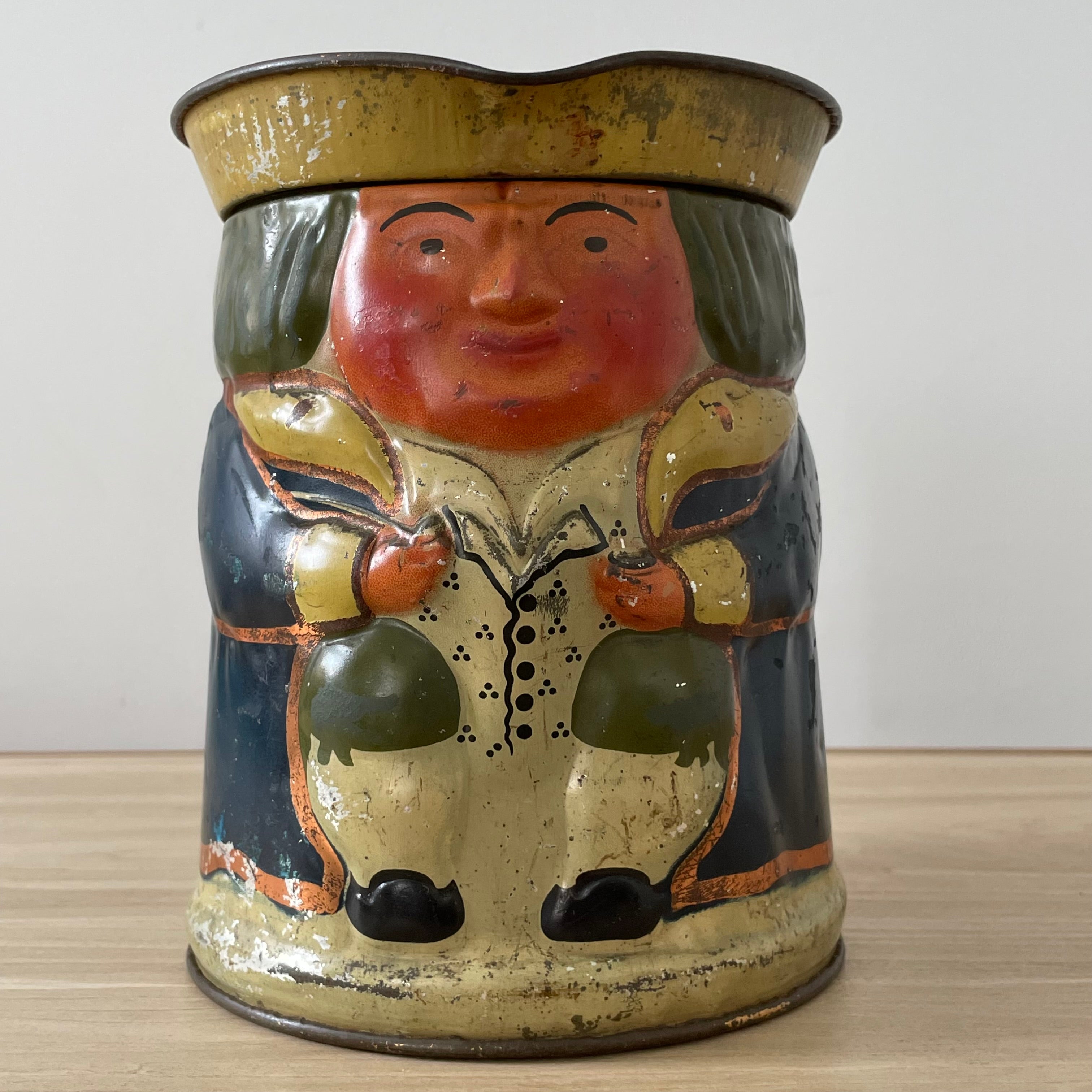 Huntley & Palmers General Character Biscuit Tin c1913