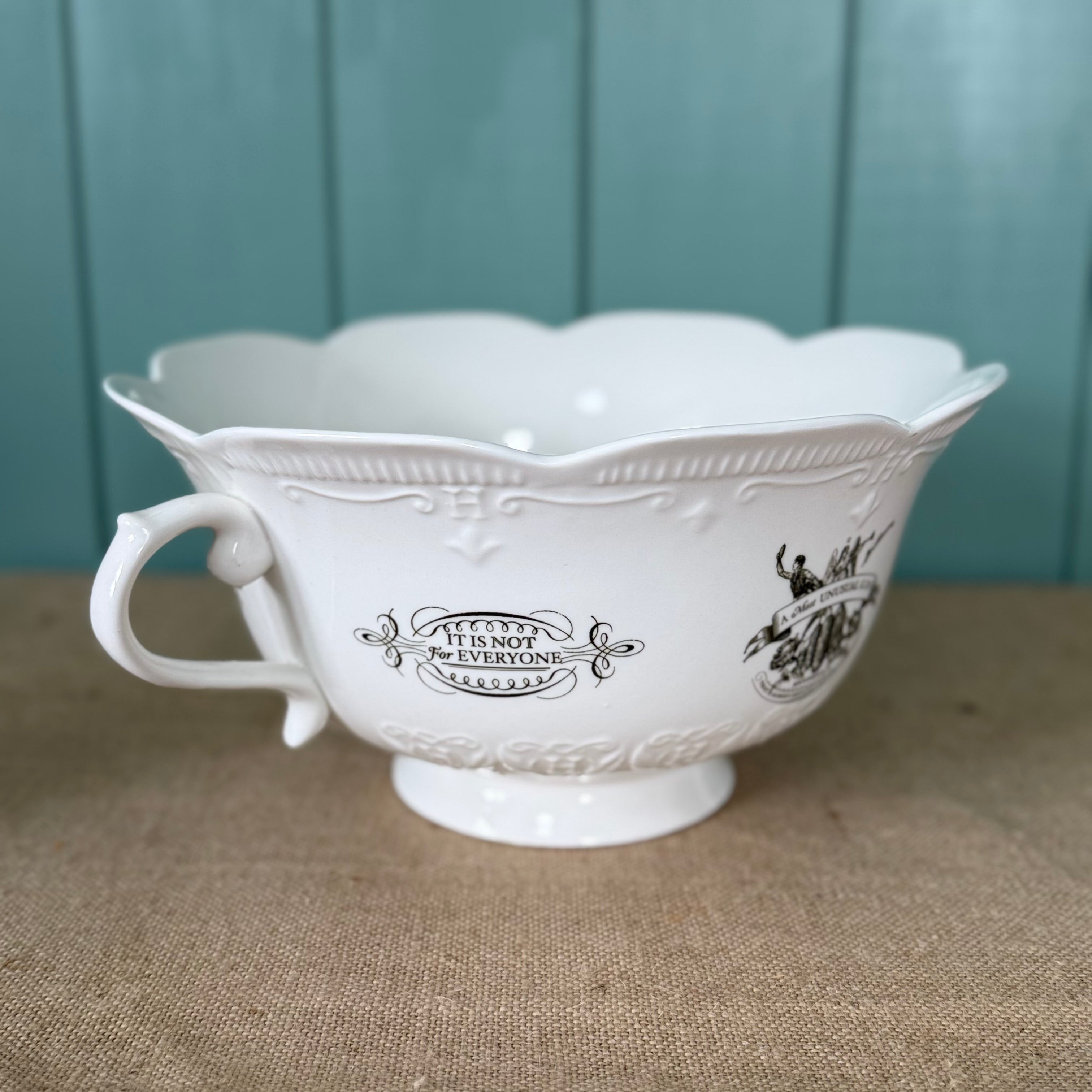 Hendrick’s Gin Large Ceramic Punch Bowl A Most Unusual Gin
