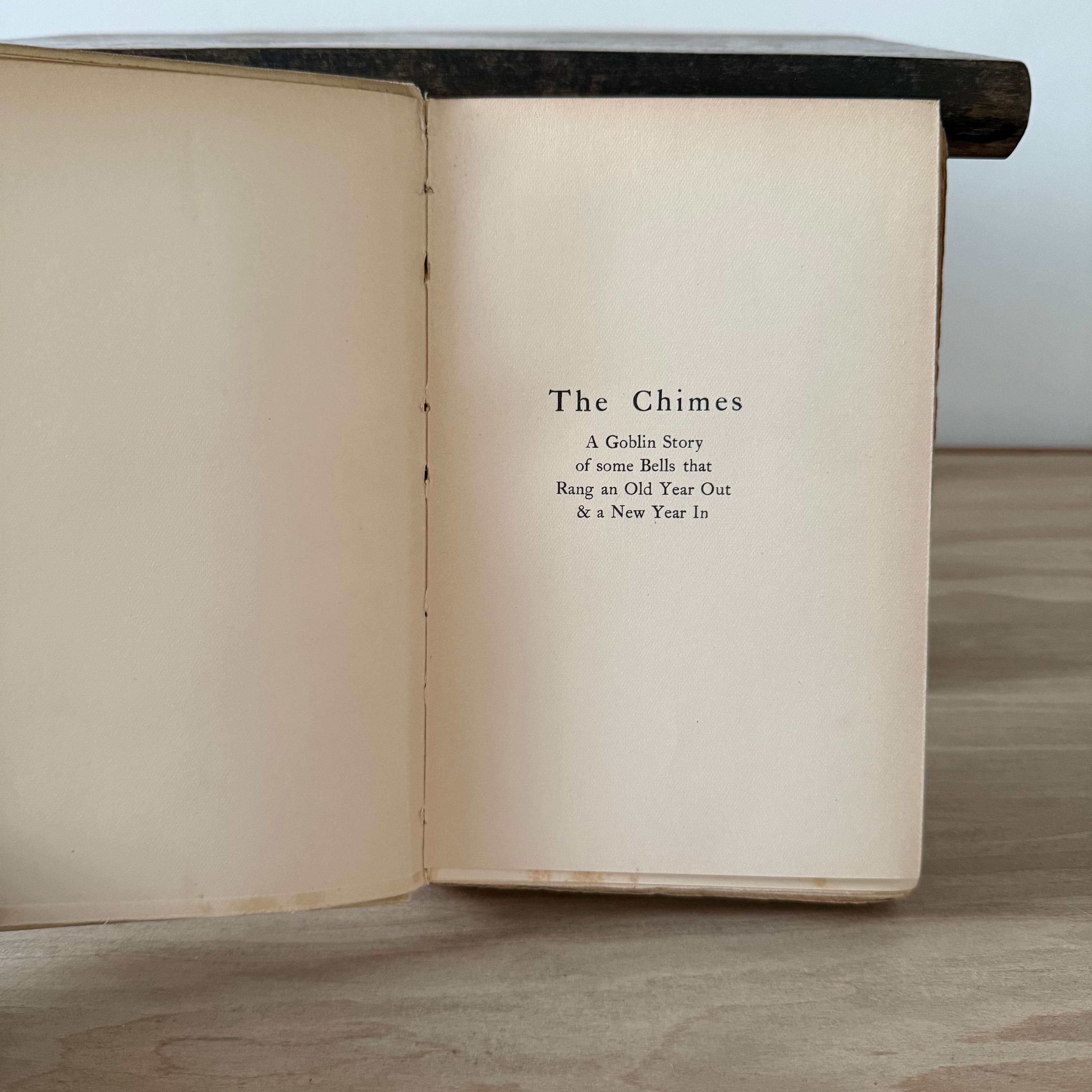 The Chimes Charles Dickens 1905 Dent Brock Illustrated Antique Book