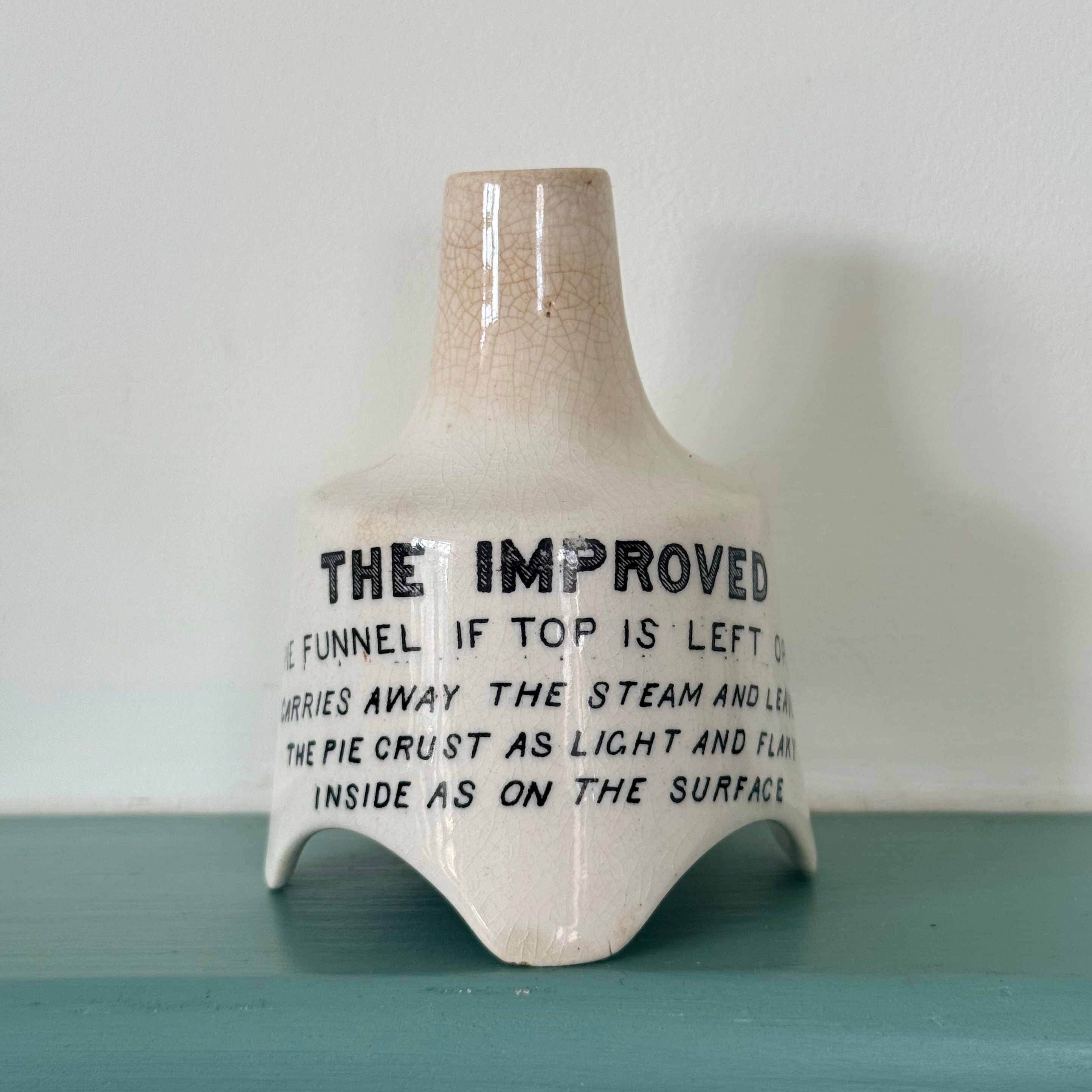 Antique Grimwade The Improved Pie Funnel Ceramic Pie Vent c.1920