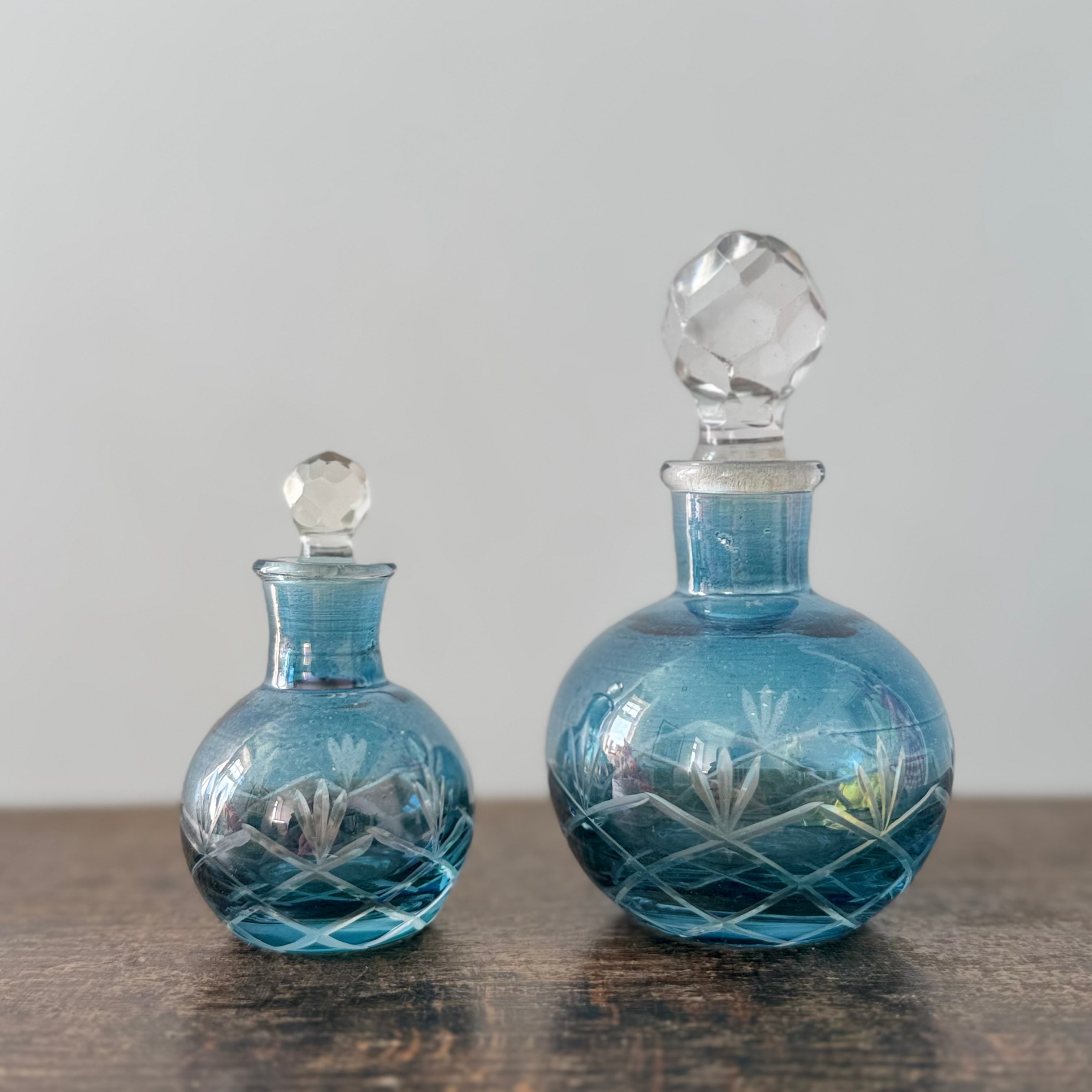 Two perfume bottles