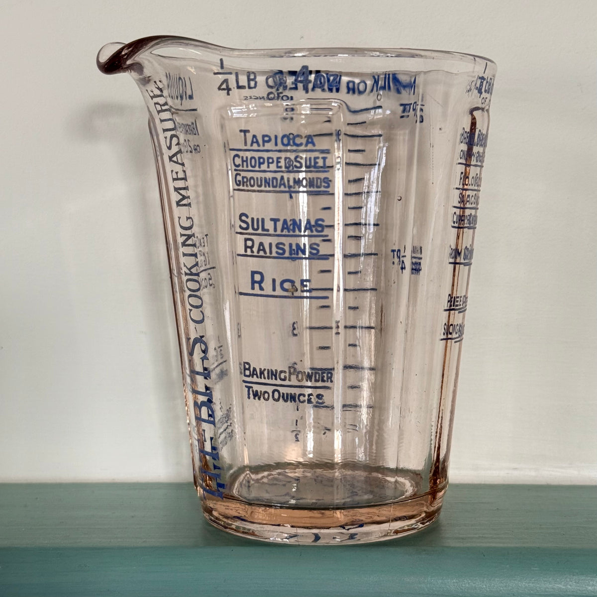Antique Tit-Bits Do-Well Glass Cooking Measure – c.1920s