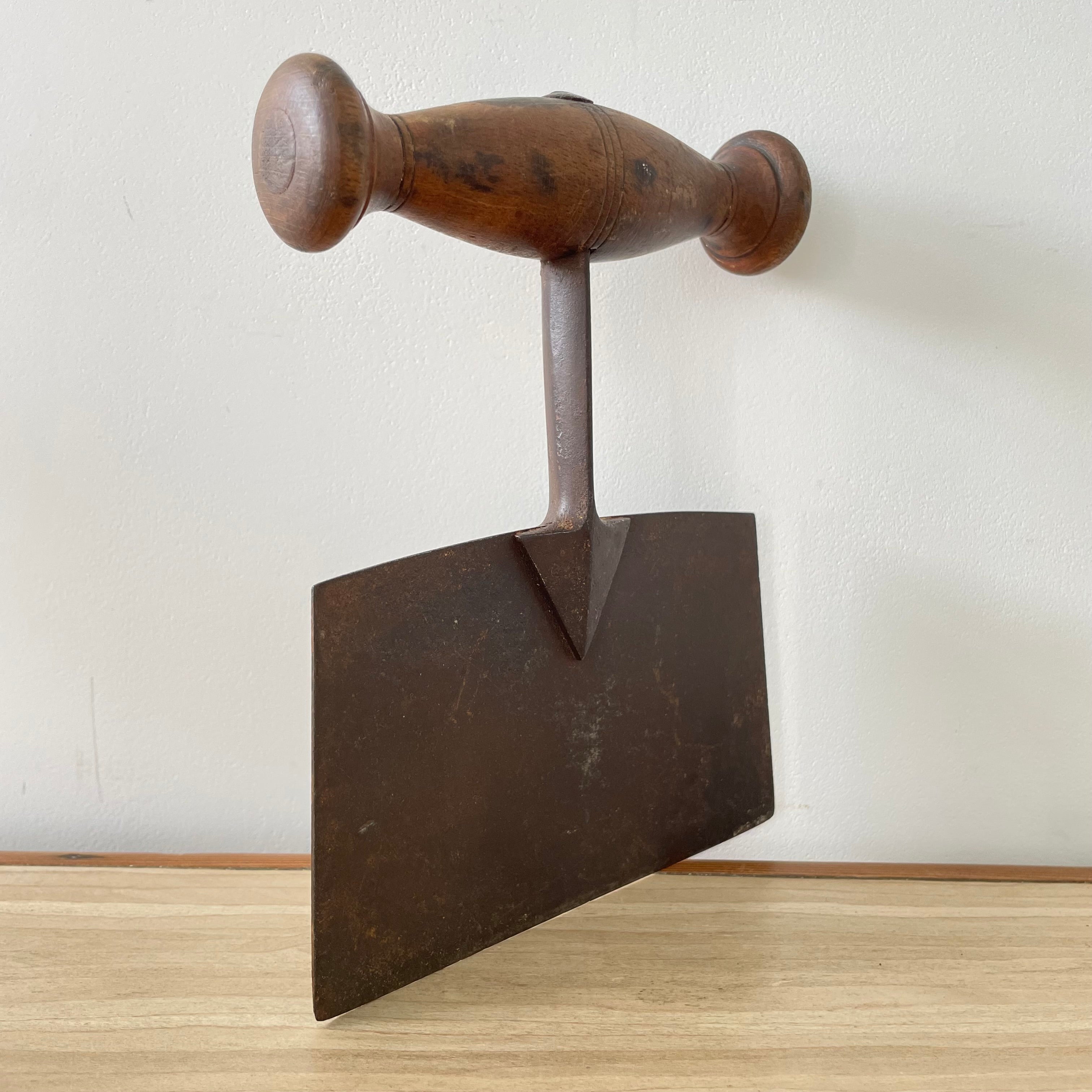 Antique Single-Handled Herb Chopper – 19th Century Kitchenalia