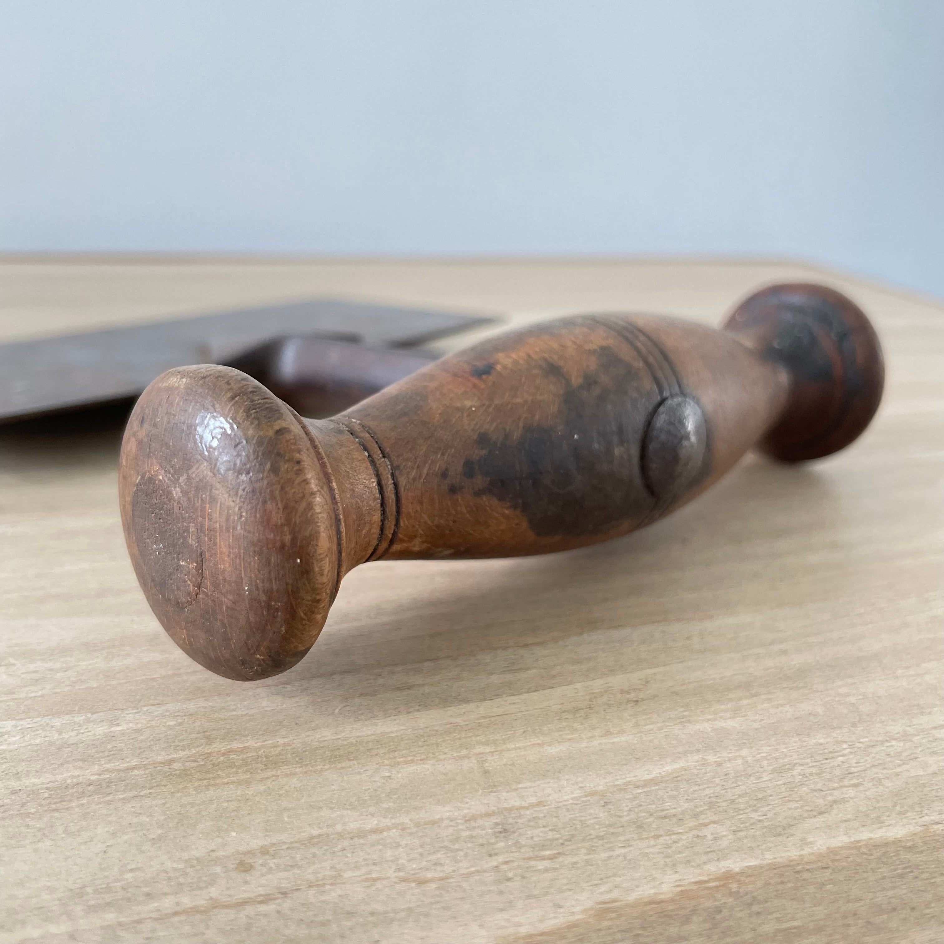 Antique Single-Handled Herb Chopper – 19th Century Kitchenalia