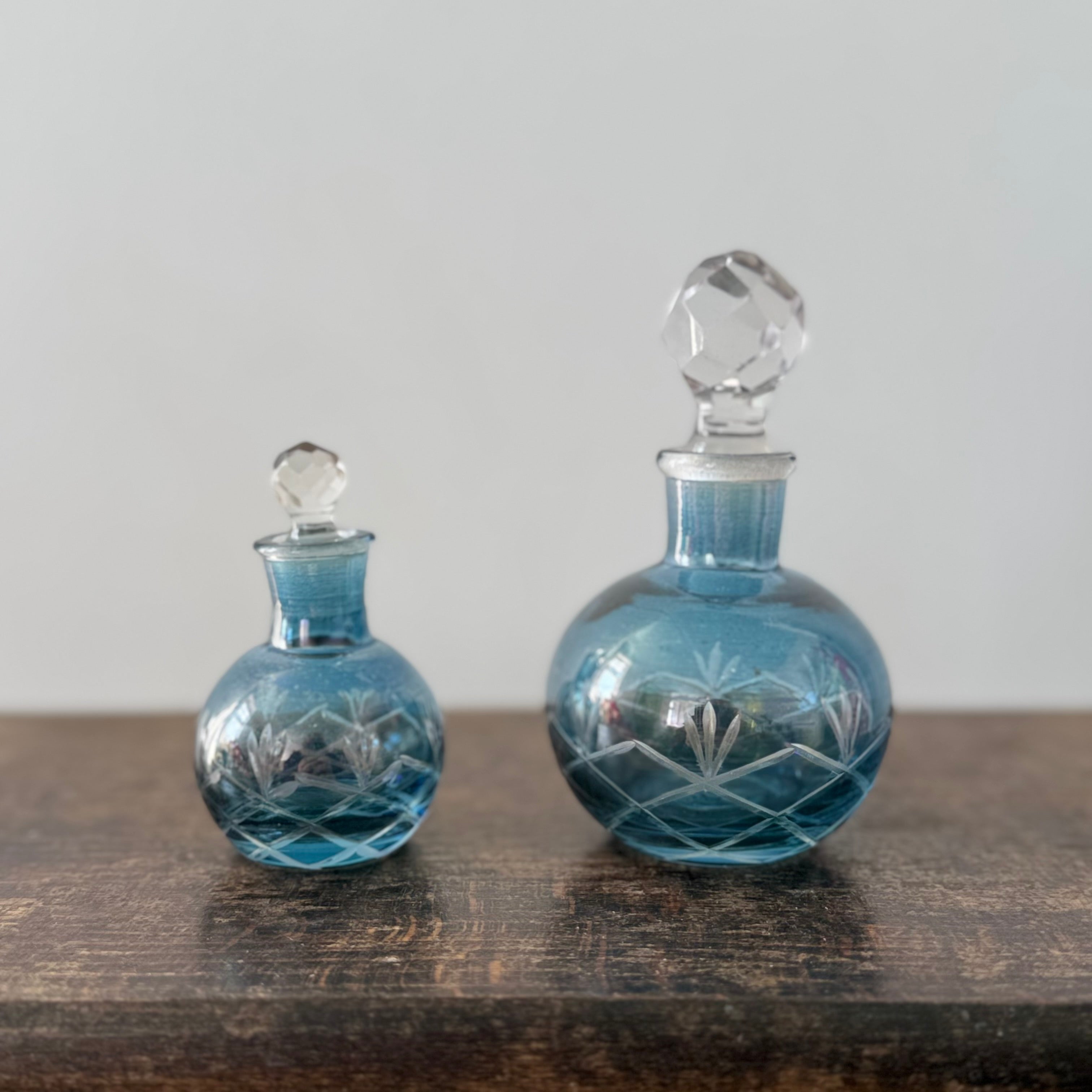 Two perfume bottles