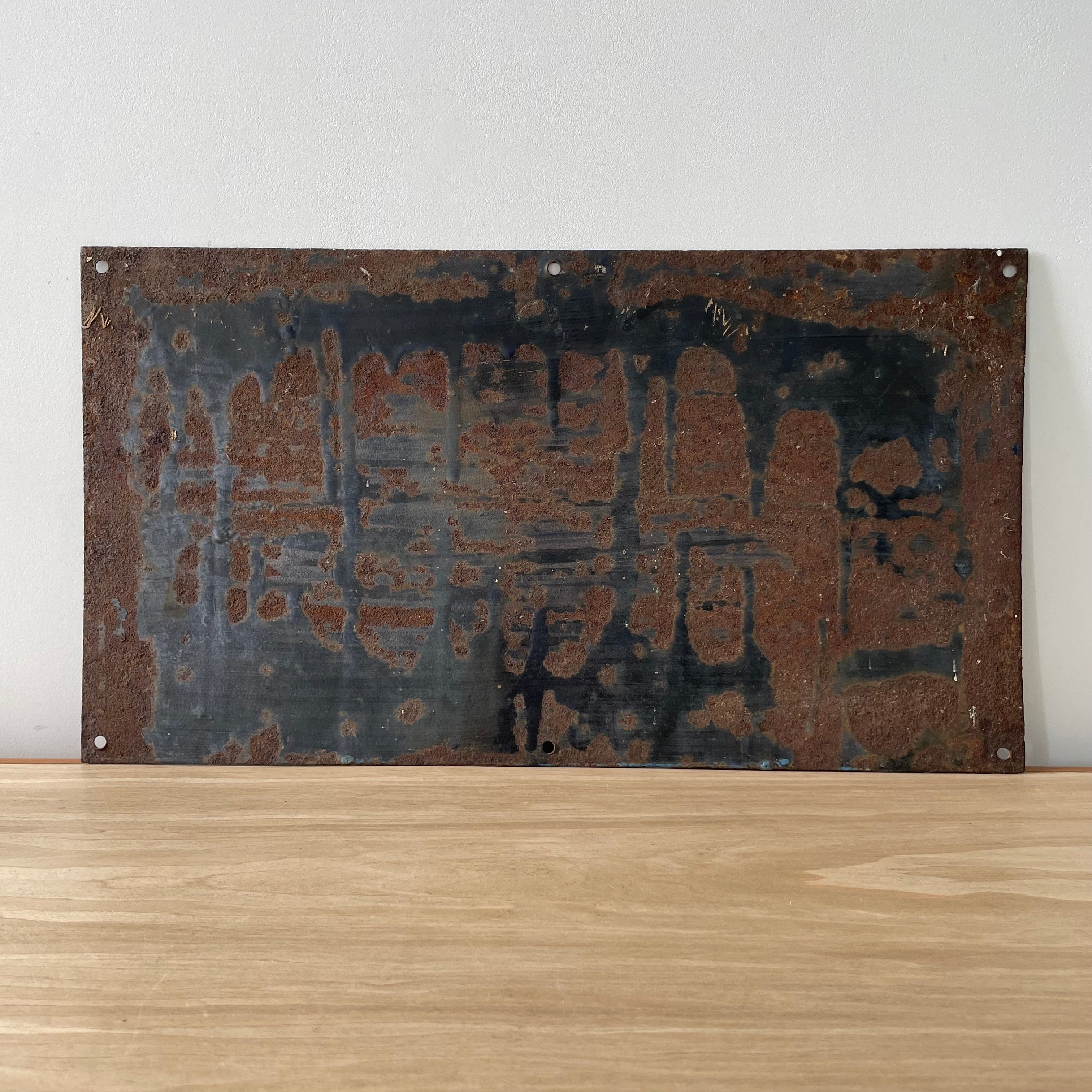 Rare Small Original Spratt’s Meat-Fibrine Dog Foods Enamel Advertising Sign – 20th Century