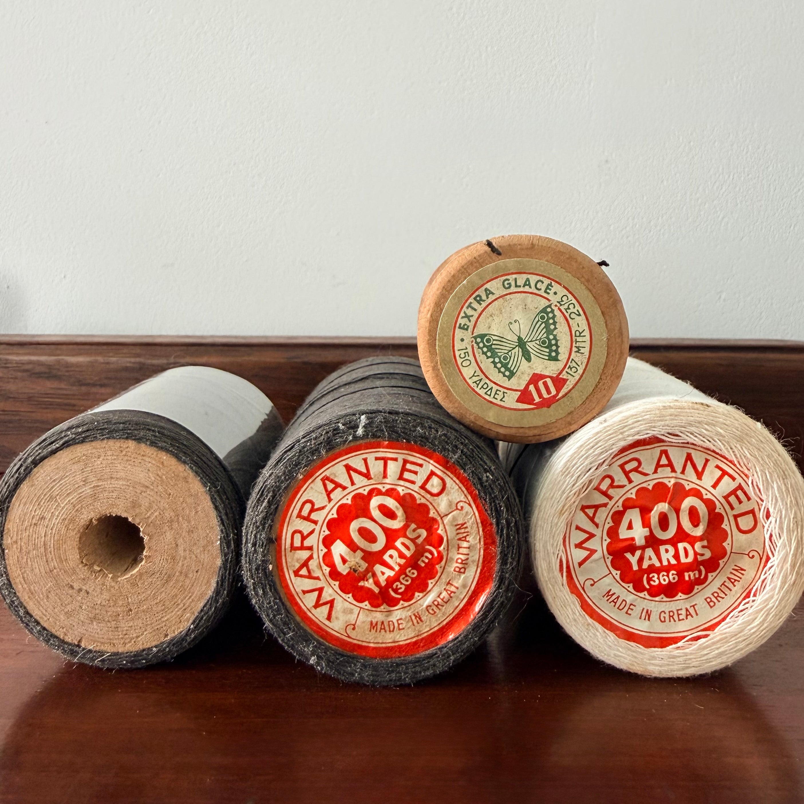 Vintage Butterfly Cotton Reels & Woolworths Thread Spools Collection