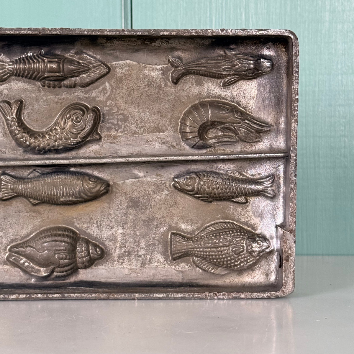 Antique French Létang Fils Fish & Shellfish Chocolate Mould – No. 4144
