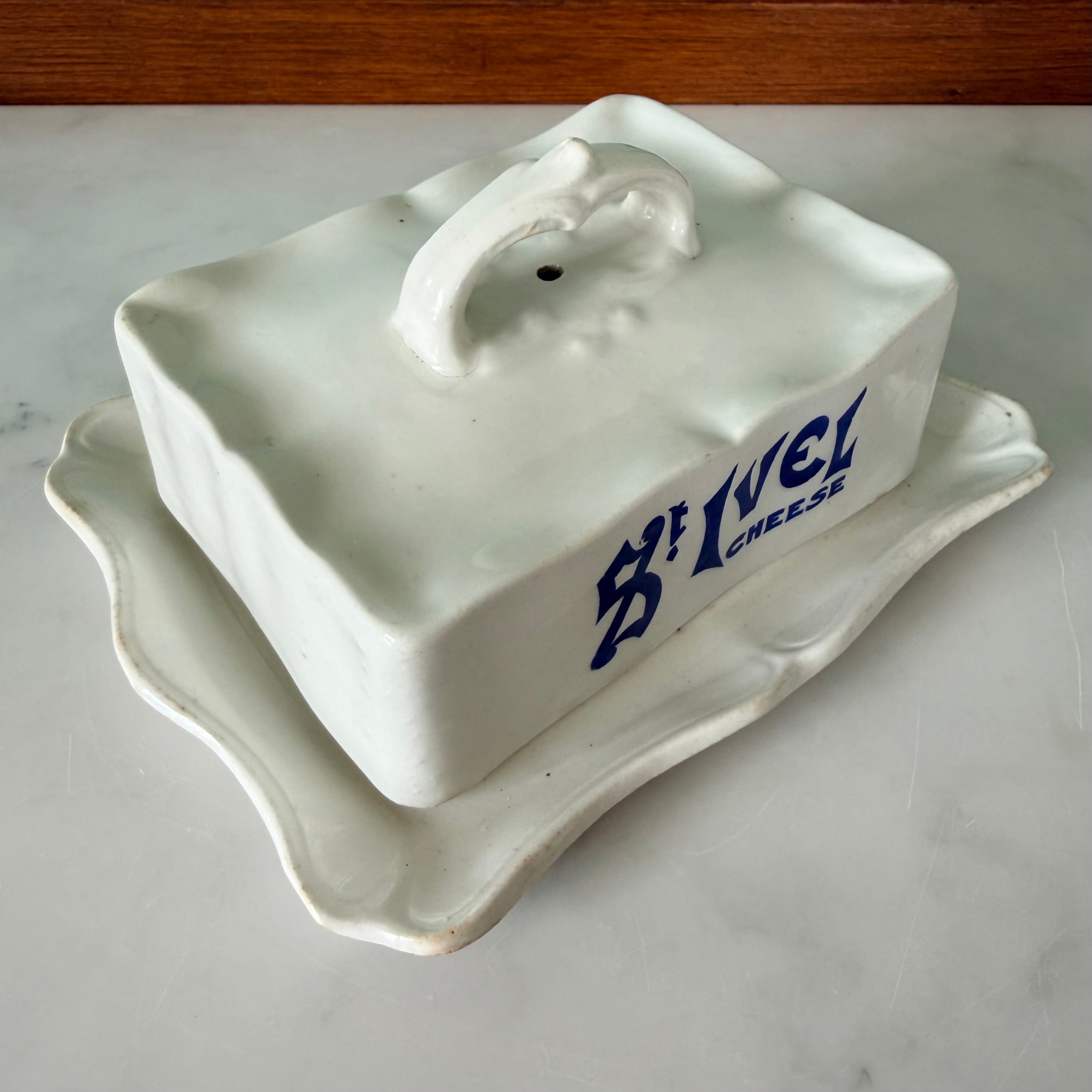 Antique St Ivel Cheese Dish by Wilkinson Ltd Staffordshire c.1910
