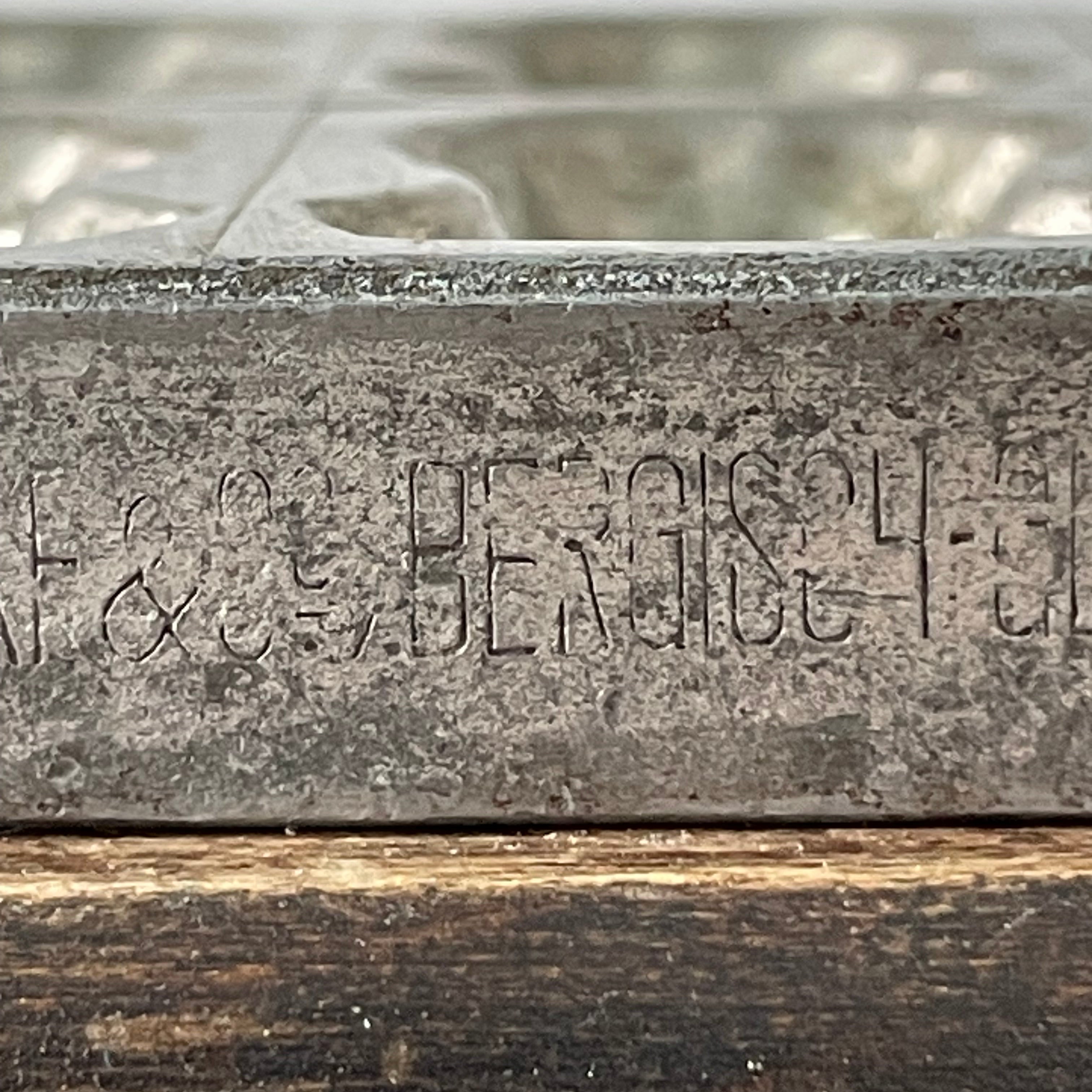 Rare Antique Chocolate Mould – Classical Busts – Marked Anton Reiche & Bergisch, c.1920s