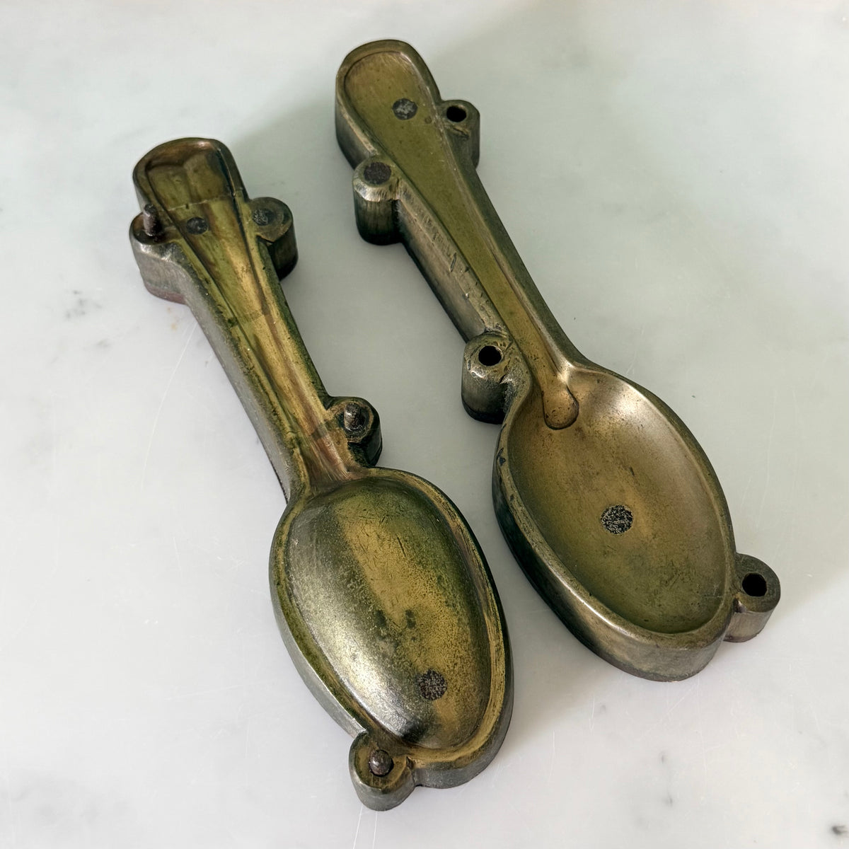 Antique Bronze Spoon Mould for Casting Pewter 18th/19th Century