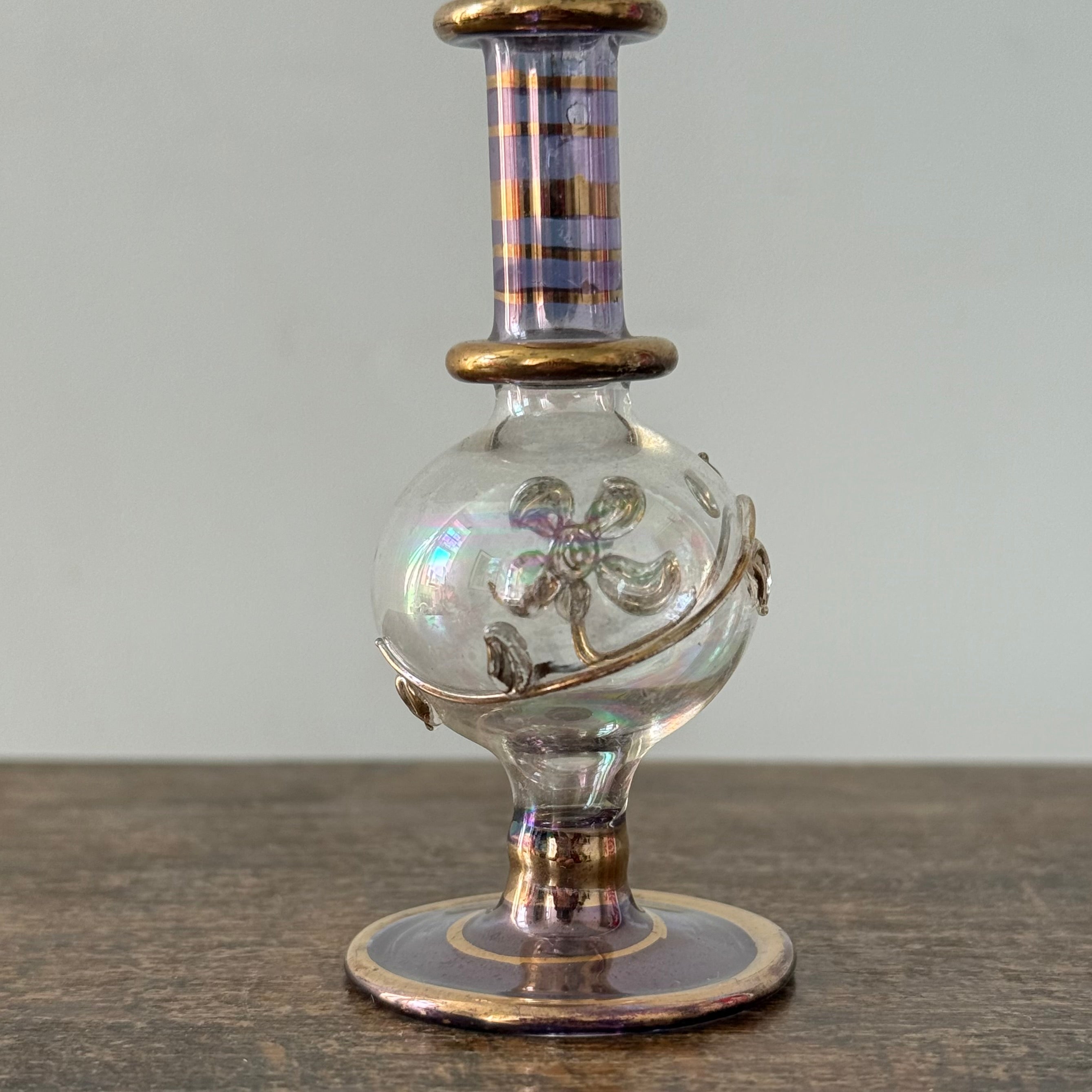 Small glass perfume