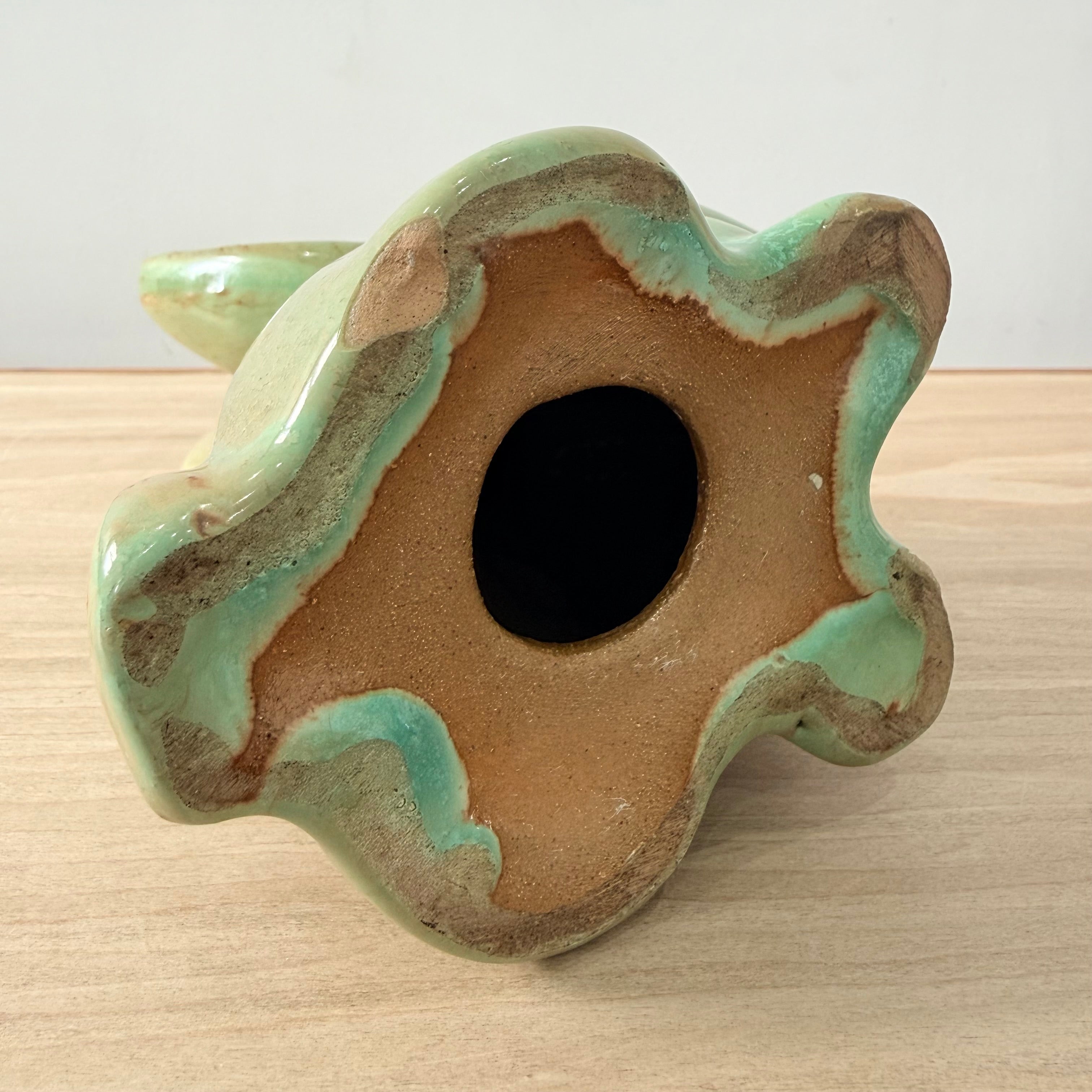 Vintage Green Rabbit Denby SylvaC Style Mid Century Ornament 17cm