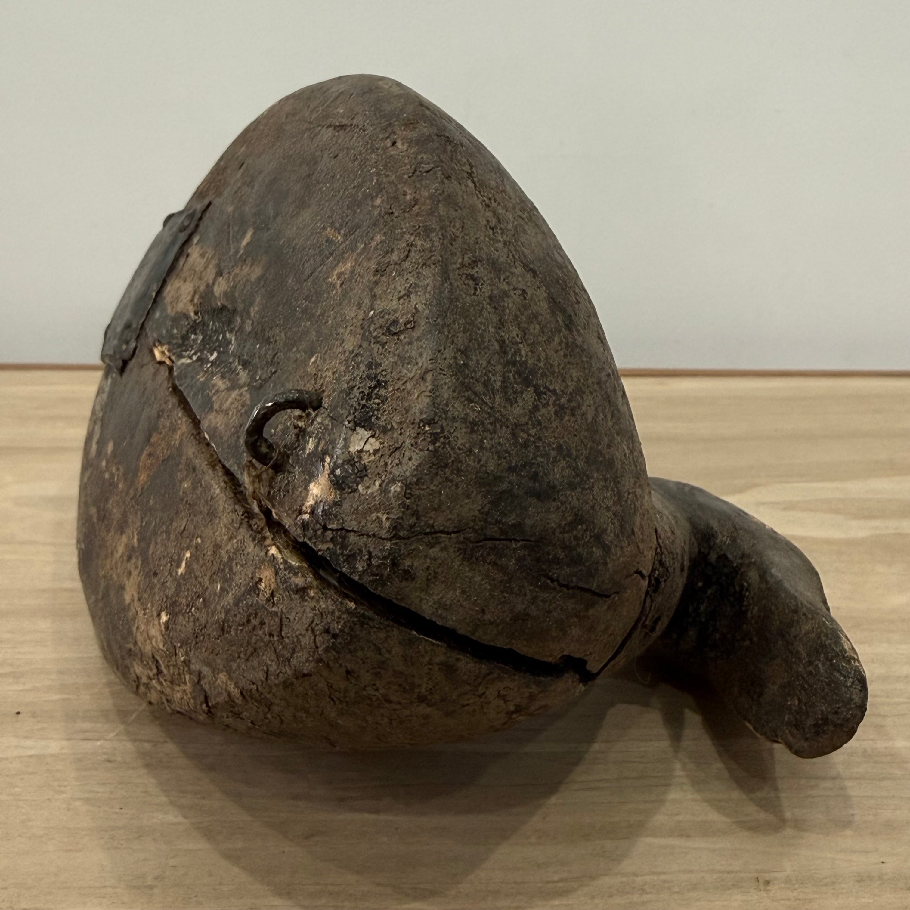 Primitive Wooden Duck Decoy Folk Art Hand Carved British Sculpture