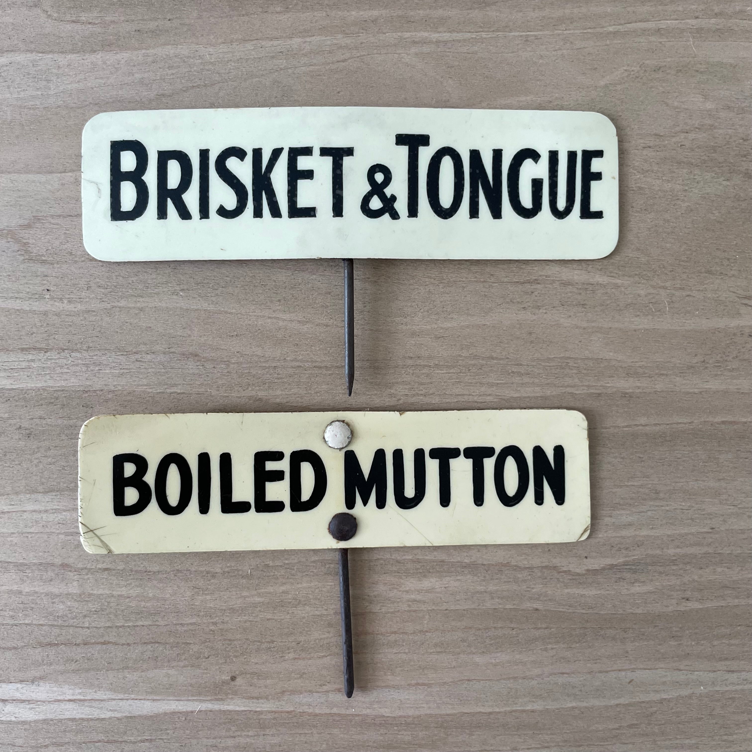 Set of 3 Vintage Butcher&