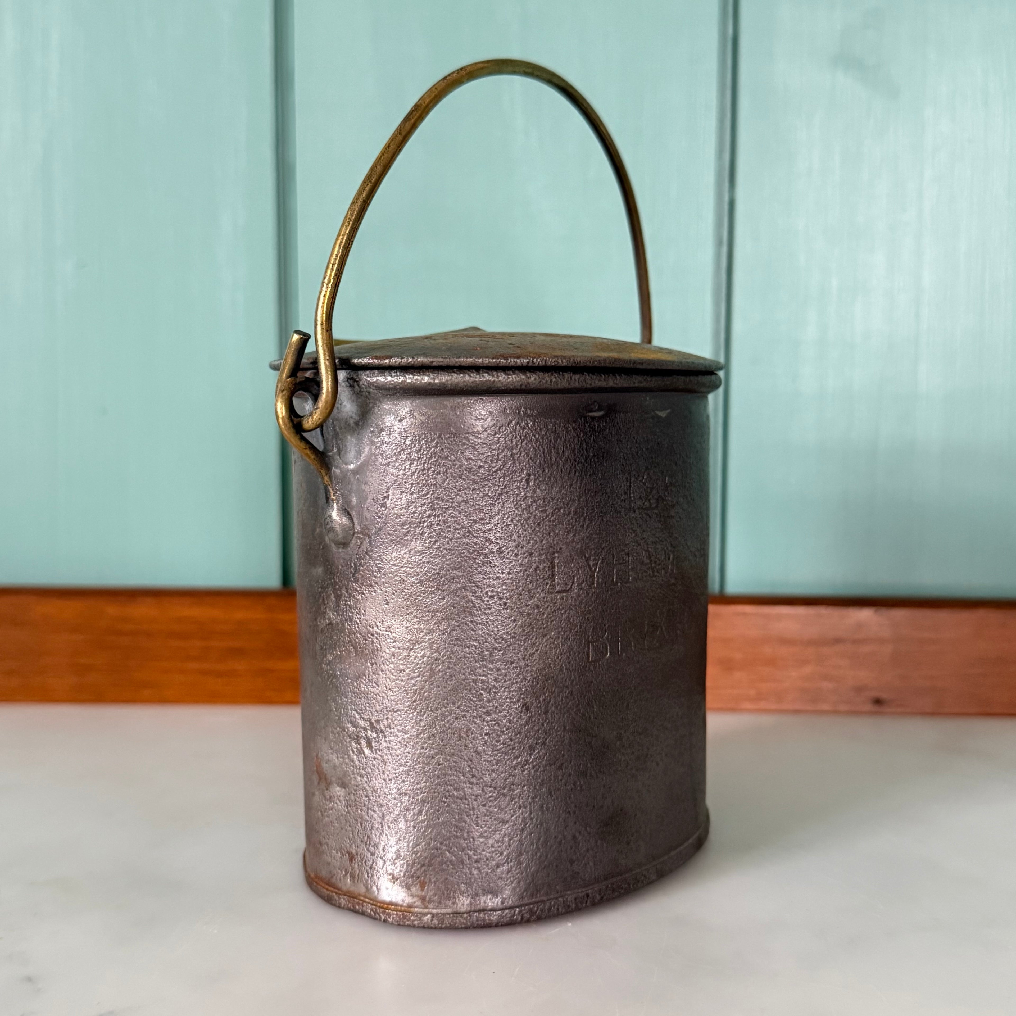 Antique Sussex Fair Dairy Cream Milk Pail - Brixton London