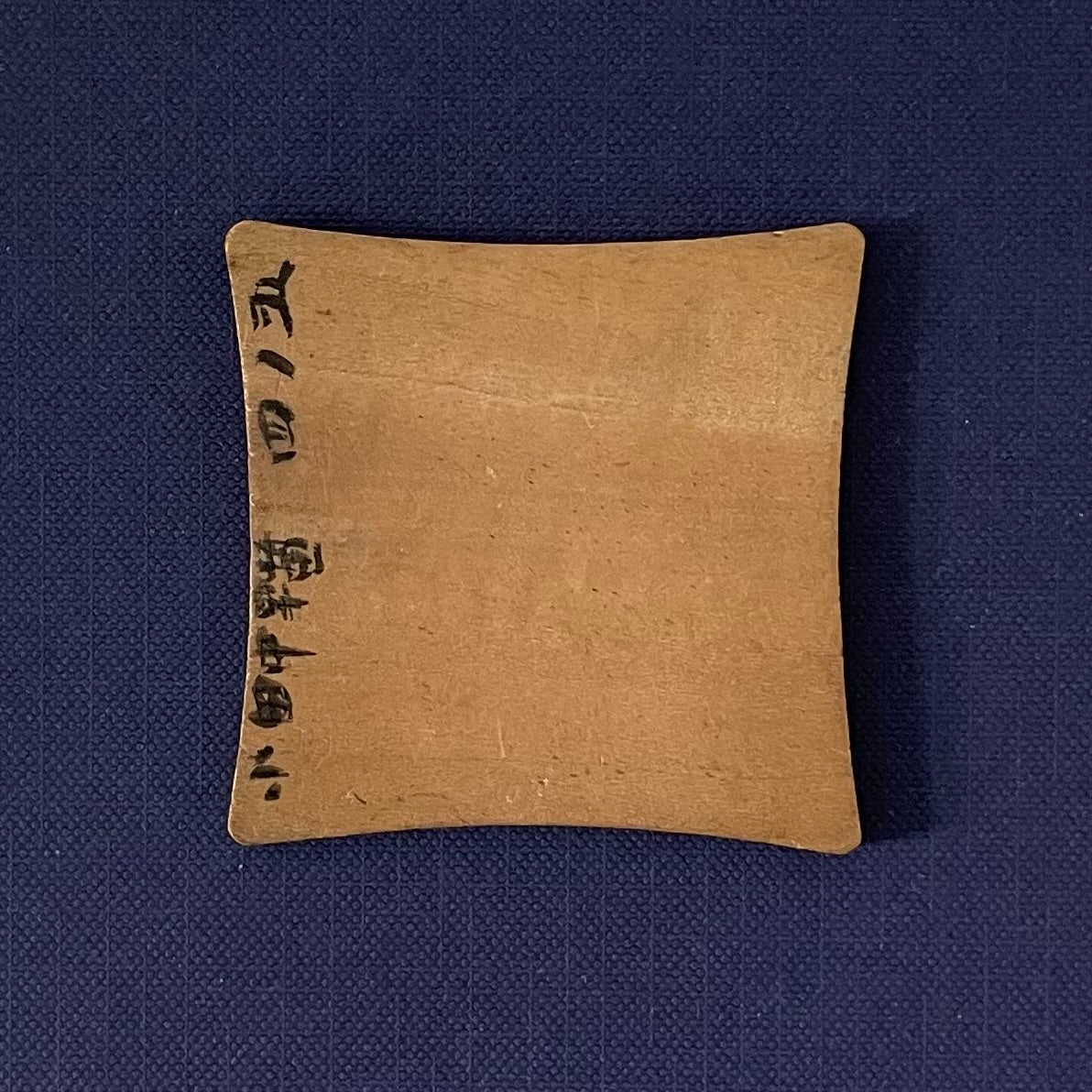 Japanese Painted Thread Winder – Purple Flower c.1890-1910s