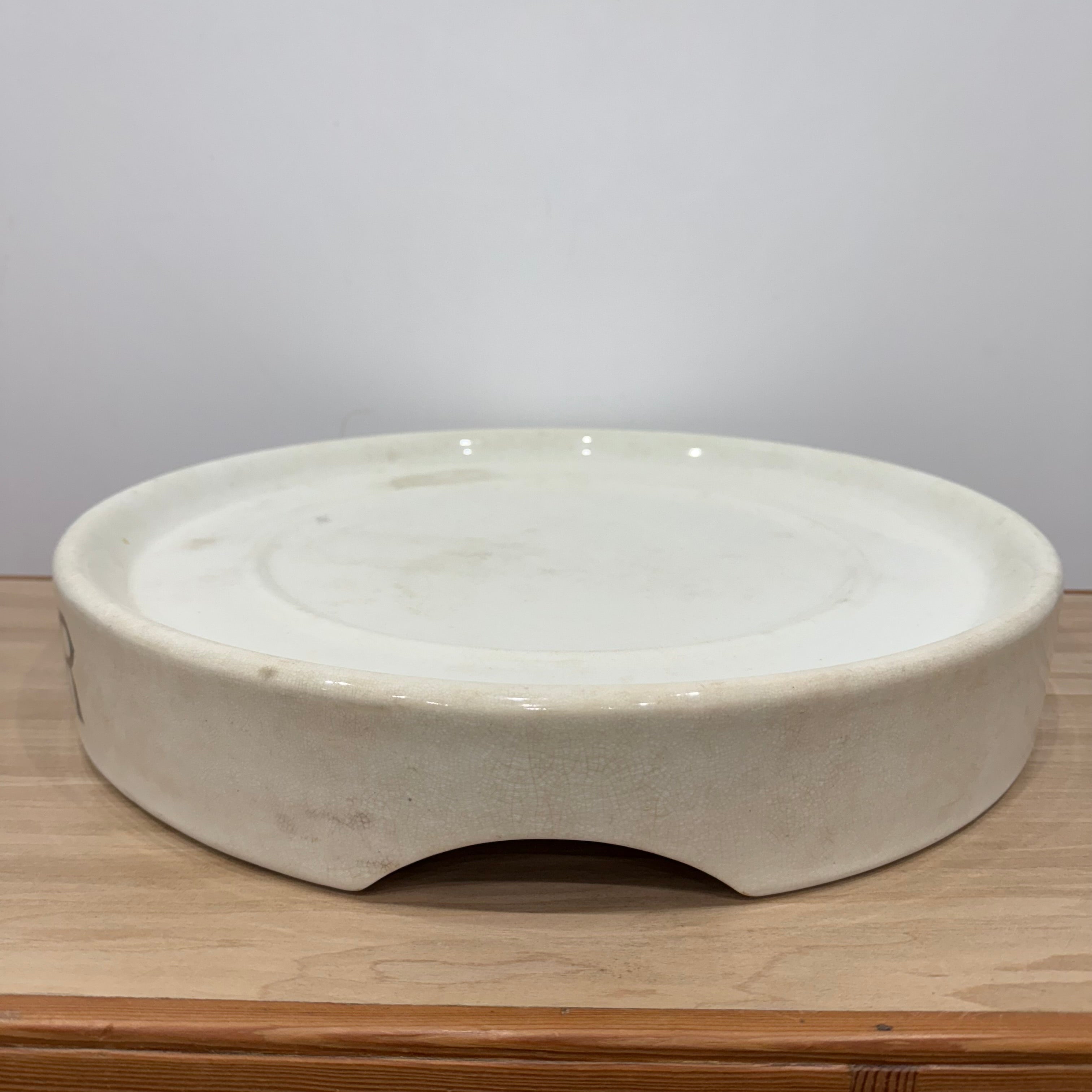 Antique Dairy Supply Co London “Pure Butter” Slab – White Ironstone c.1900