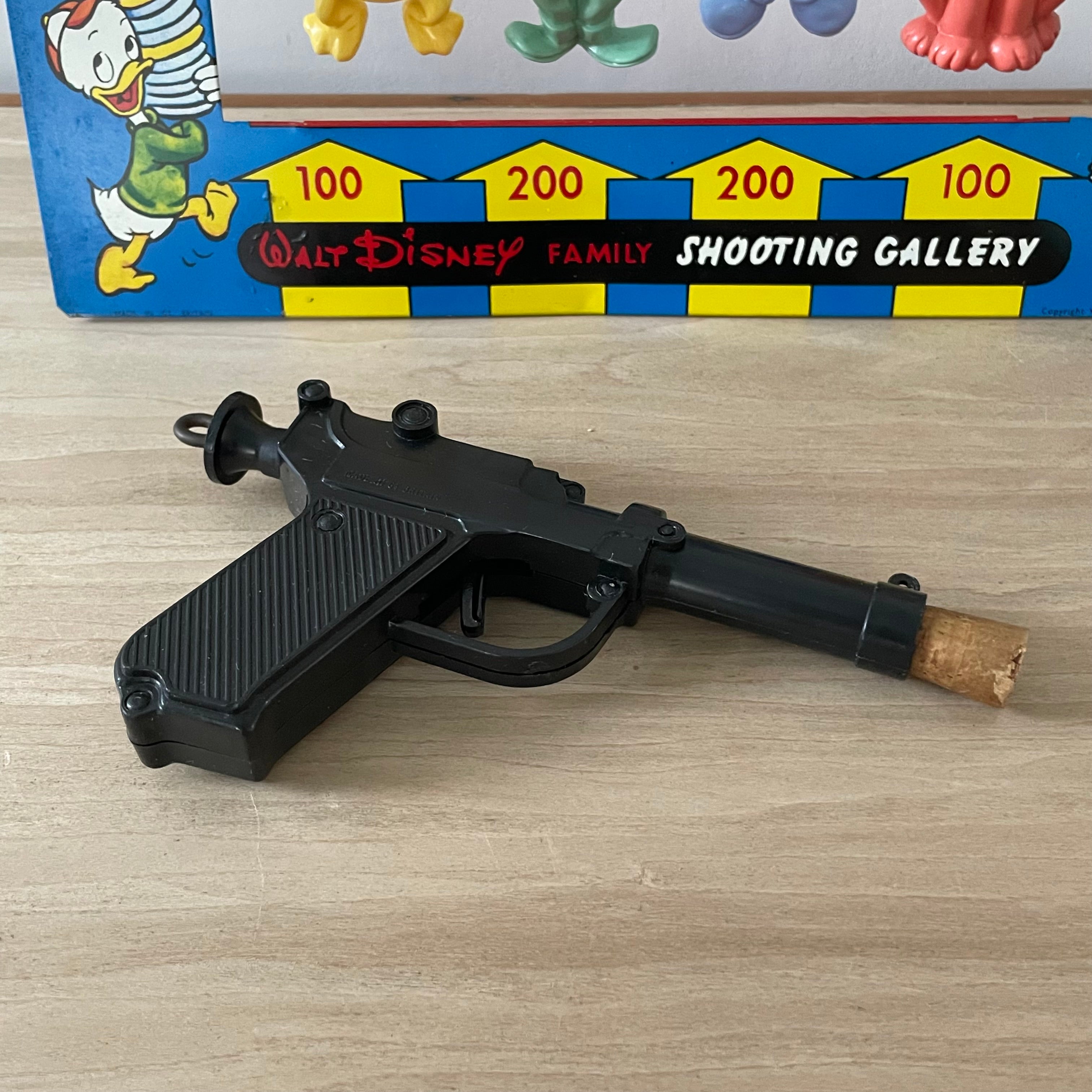 Vintage 1950s Disney Family Shooting Gallery – Marx Toys – Complete with Original Cork Gun