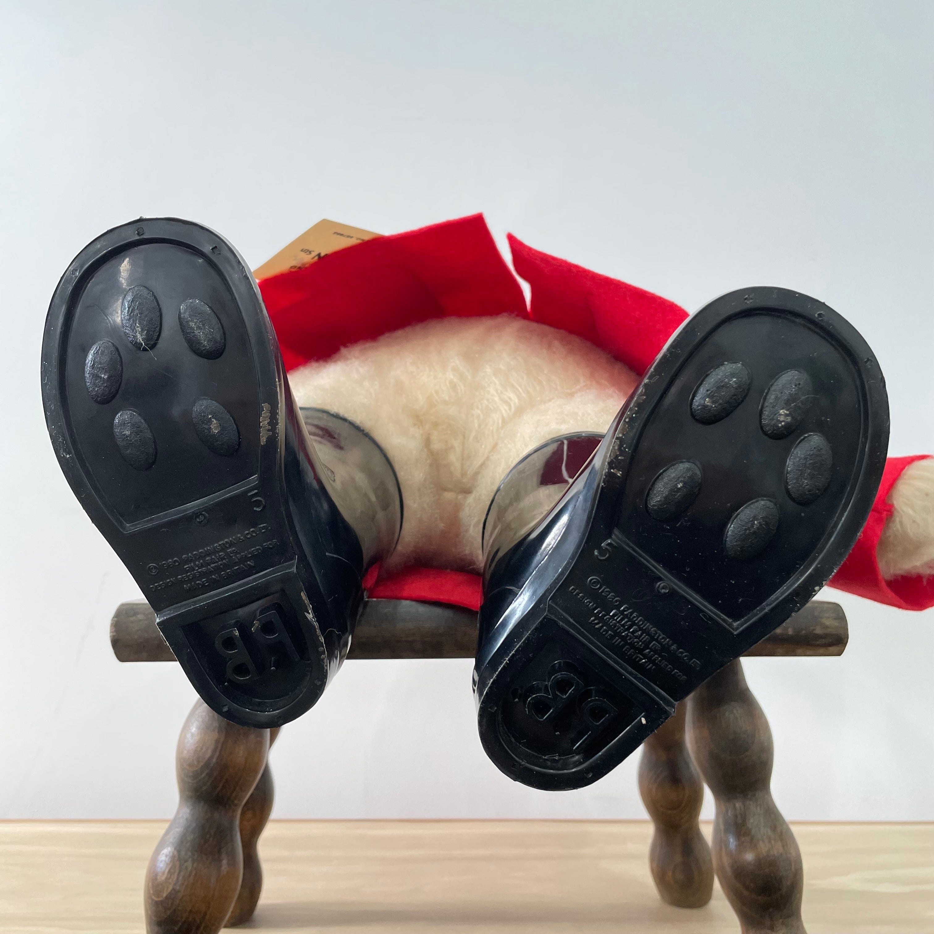 1972 Gabrielle Designs Paddington Bear – 18" – Red Duffle Coat, Navy Hat, Black Boots