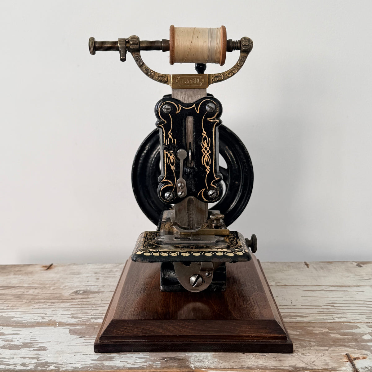 Antique Victorian James G. Weir Hand-Crank Sewing Machine c.1870s