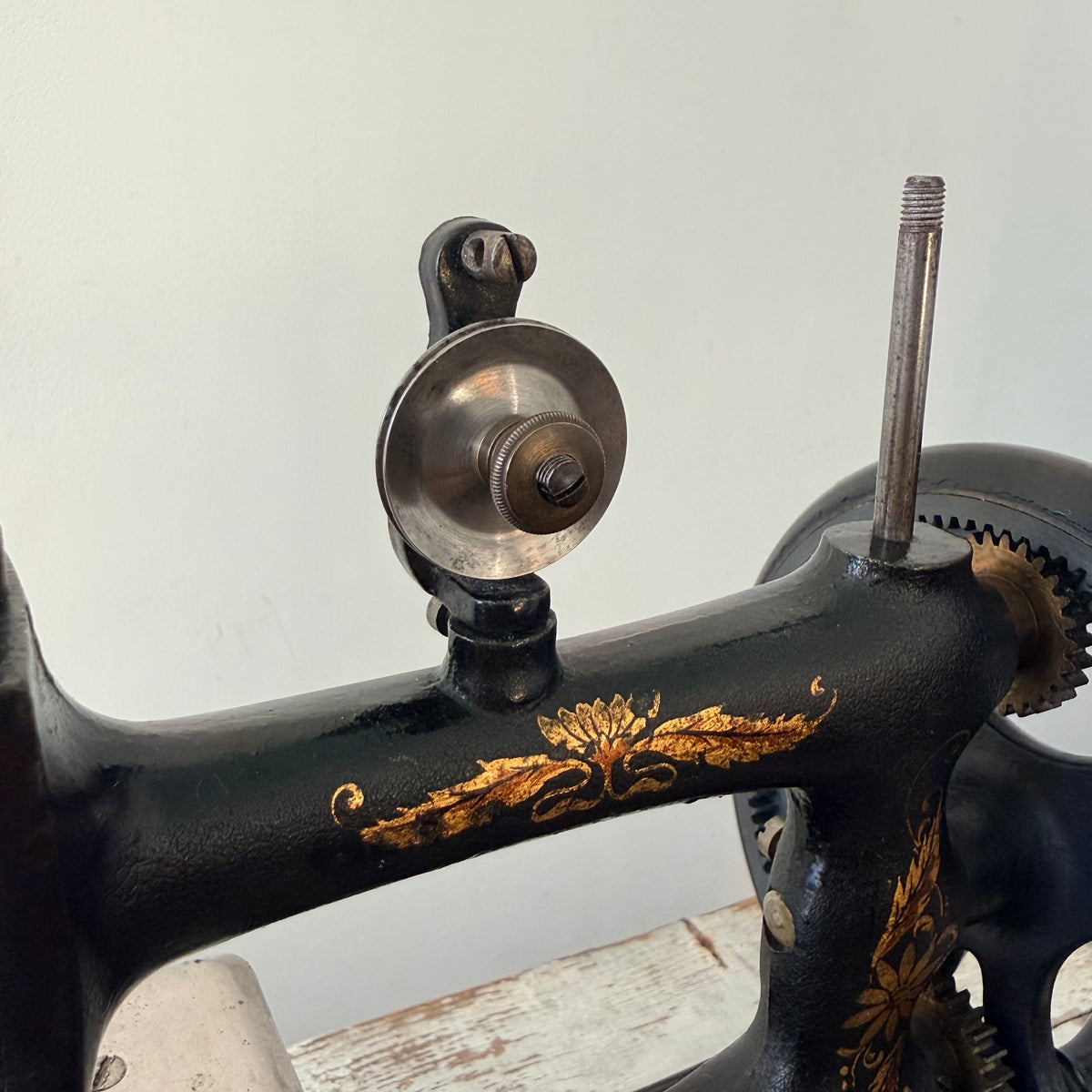 Antique F. W. Müller No. 12 Hand Crank Sewing Machine c.1900
