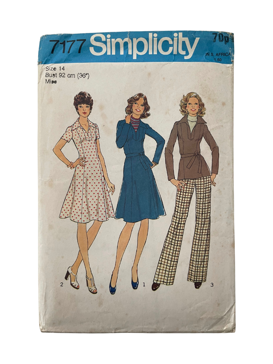 Simplicity 7177 Womens Size 14 Dress Top Trousers FF