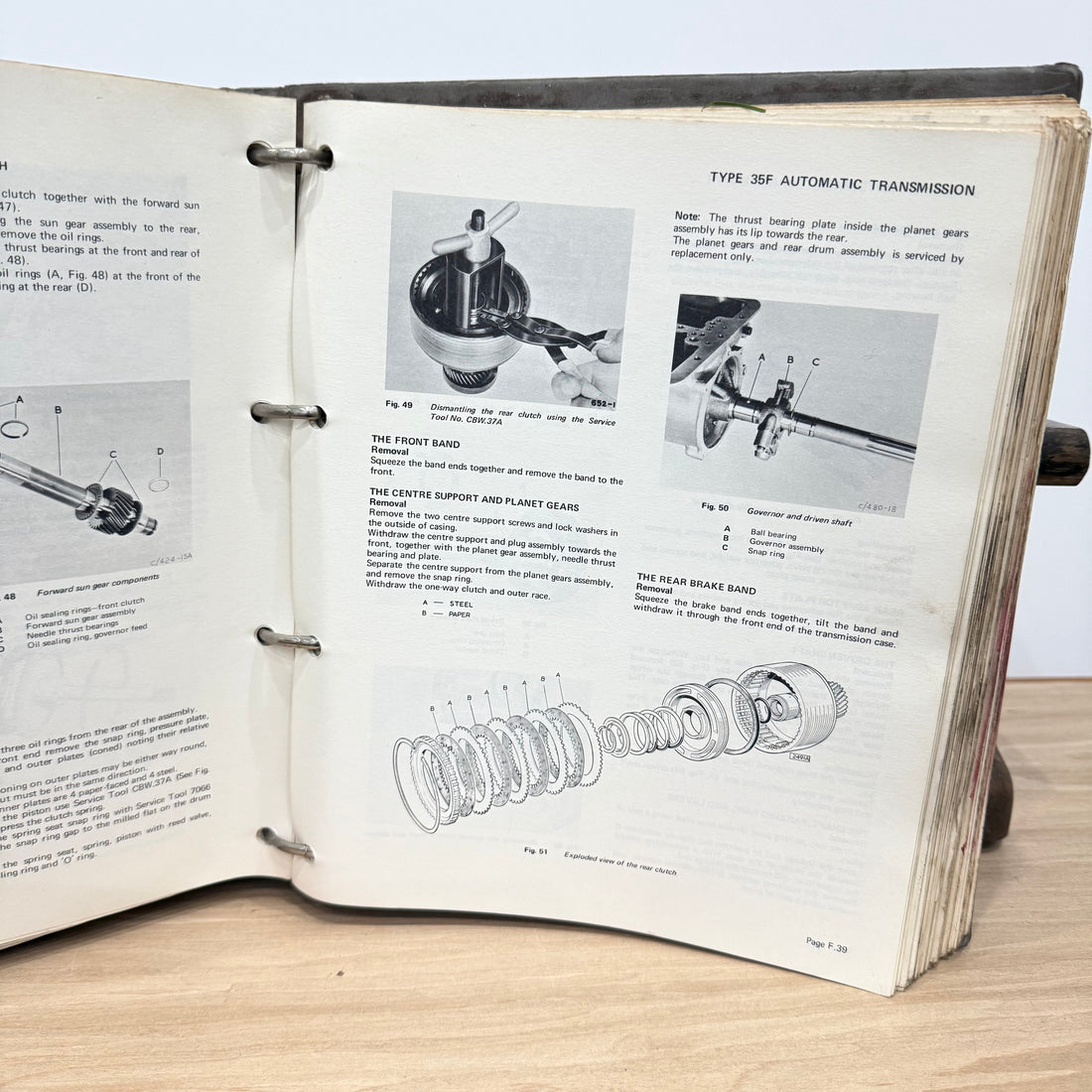 Vintage Jaguar XJ6 Service Manual Ring Binder Workshop Manual