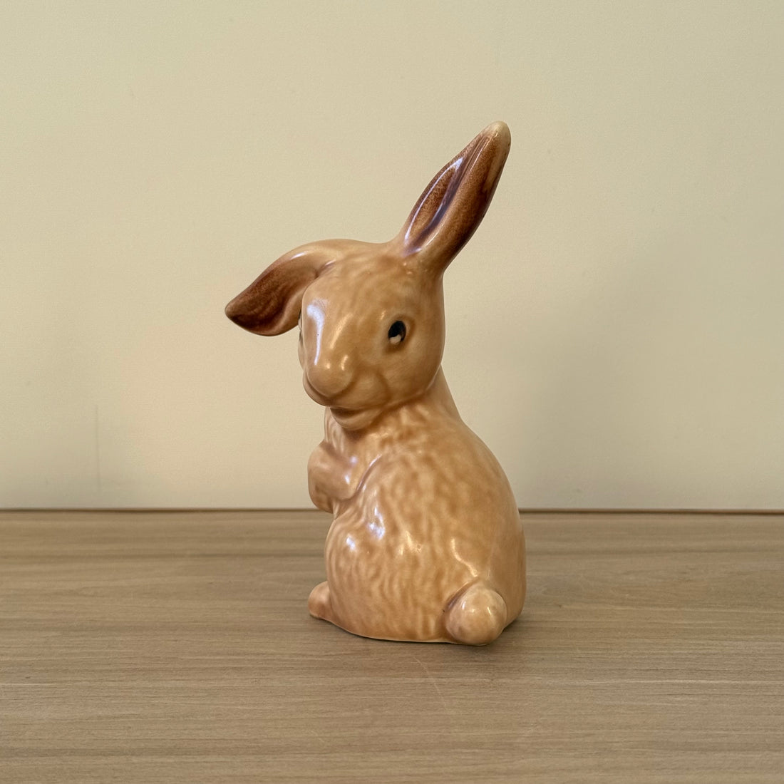 Vintage Sylvac Brown Rabbit Figure Standing Upright