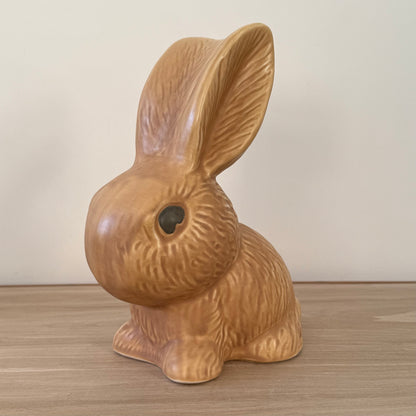 Large Sylvac Brown Rabbit Model 1028 Vintage Pottery Figure
