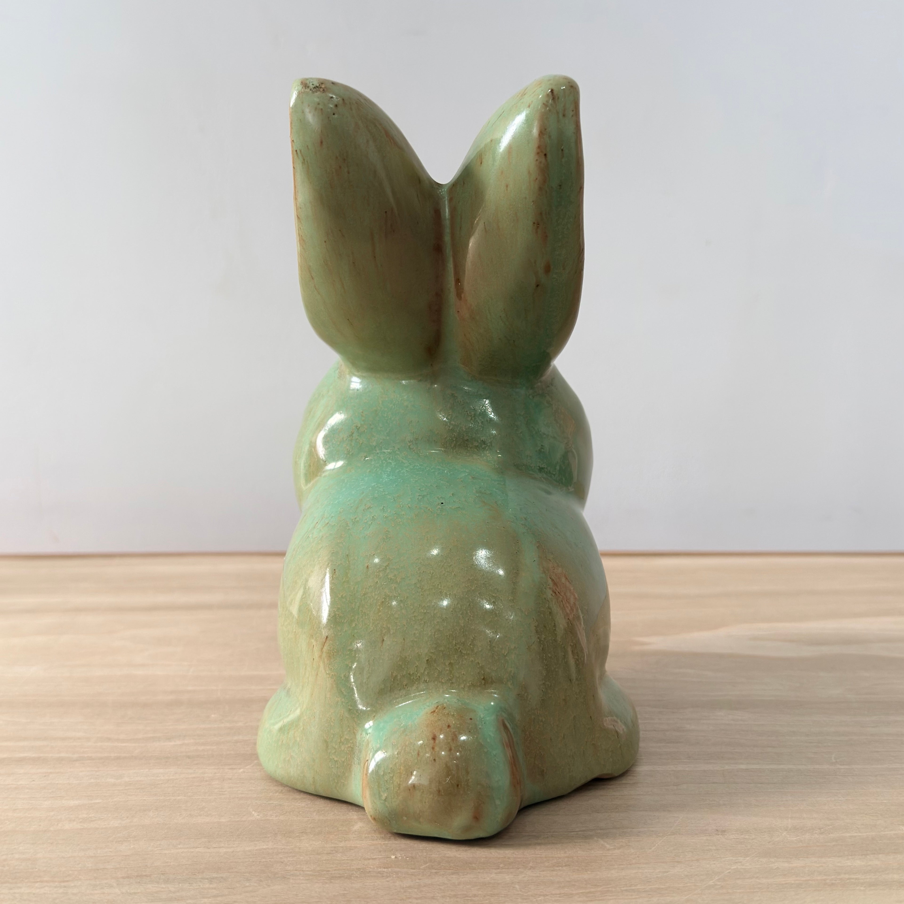 Vintage Green Rabbit Denby SylvaC Style Mid Century Ornament 17cm