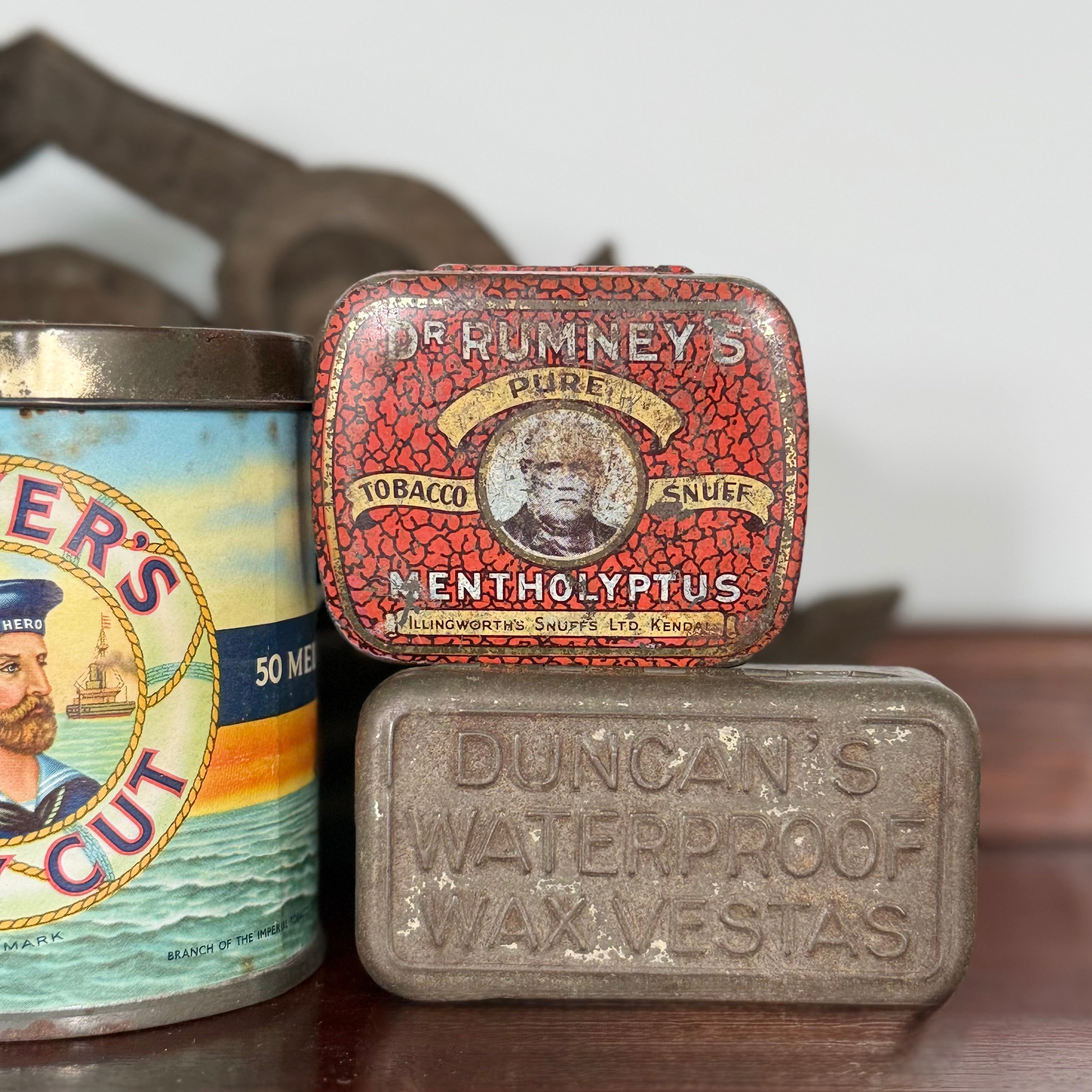 Vintage Tobacco Tin &amp;amp; Smoking Collectables Group Players Drimney Dunhill