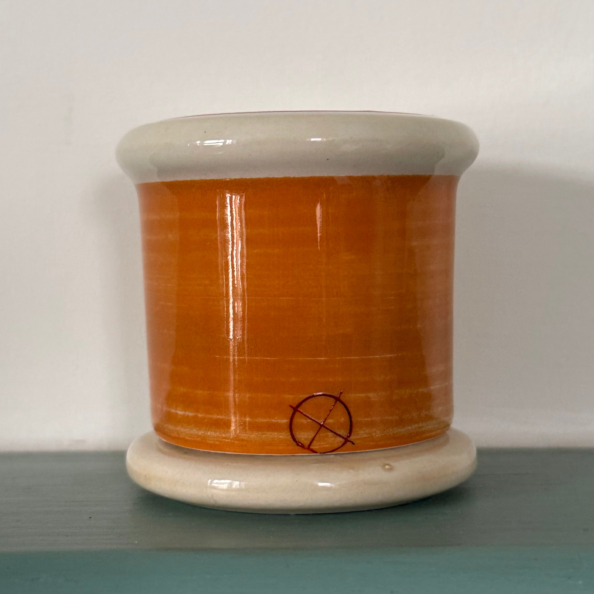 Vintage Dewhurst’s Sylko Ceramic Thread Display Spool 5 cm