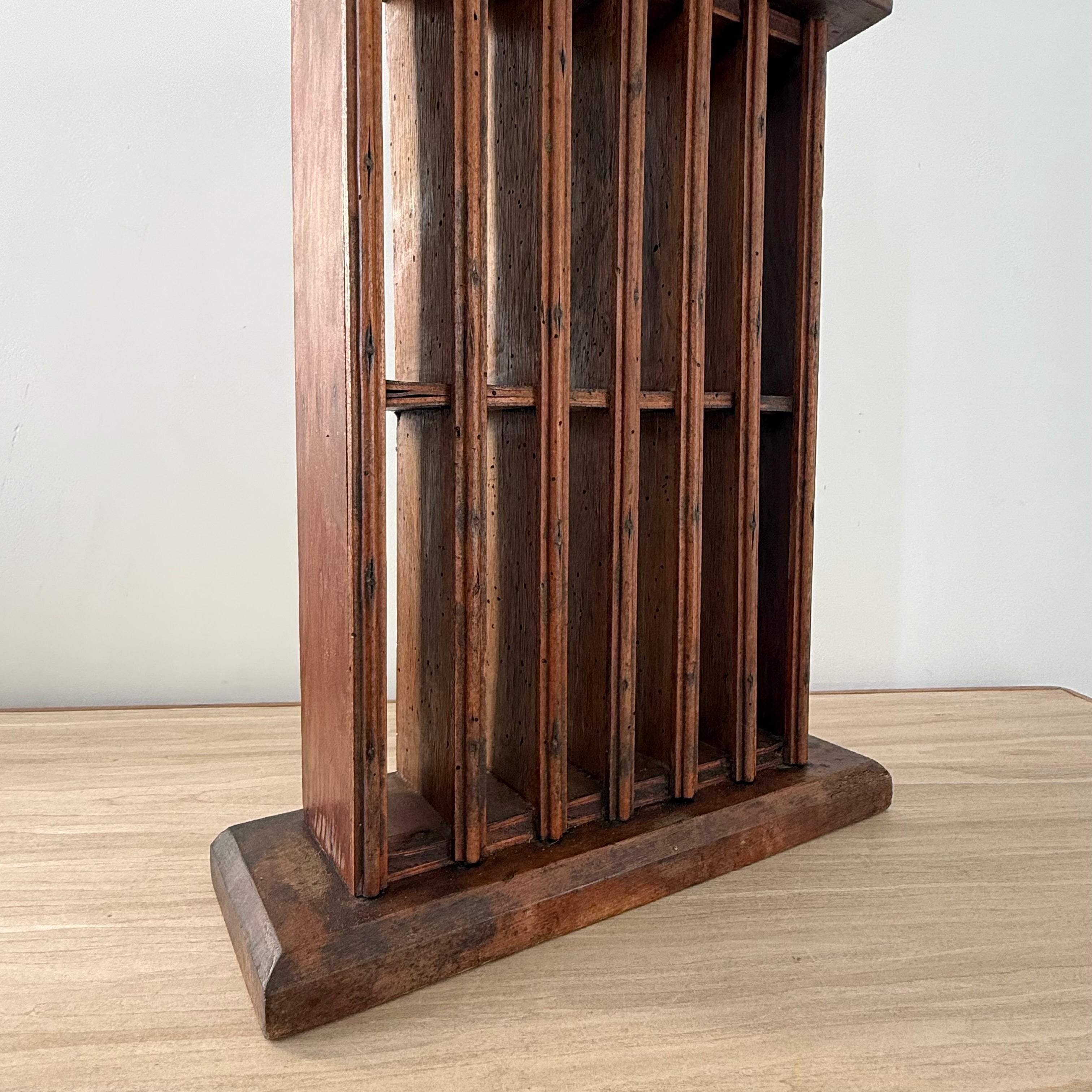 Jiffy Dyes Wooden Shop Display Rack William Edge &amp; Sons Bolton c1920