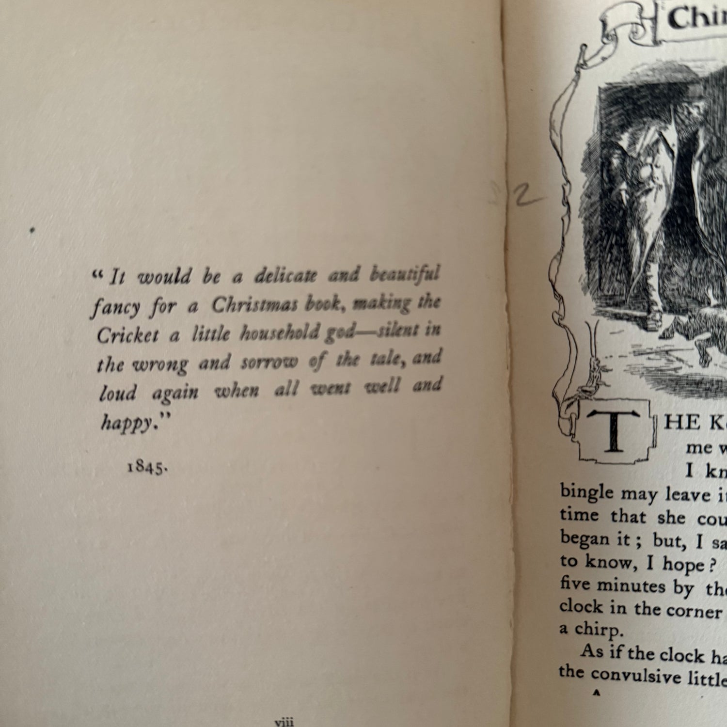 The Cricket on the Hearth Charles Dickens 1905 Dent Brock Illustrated Antique Book
