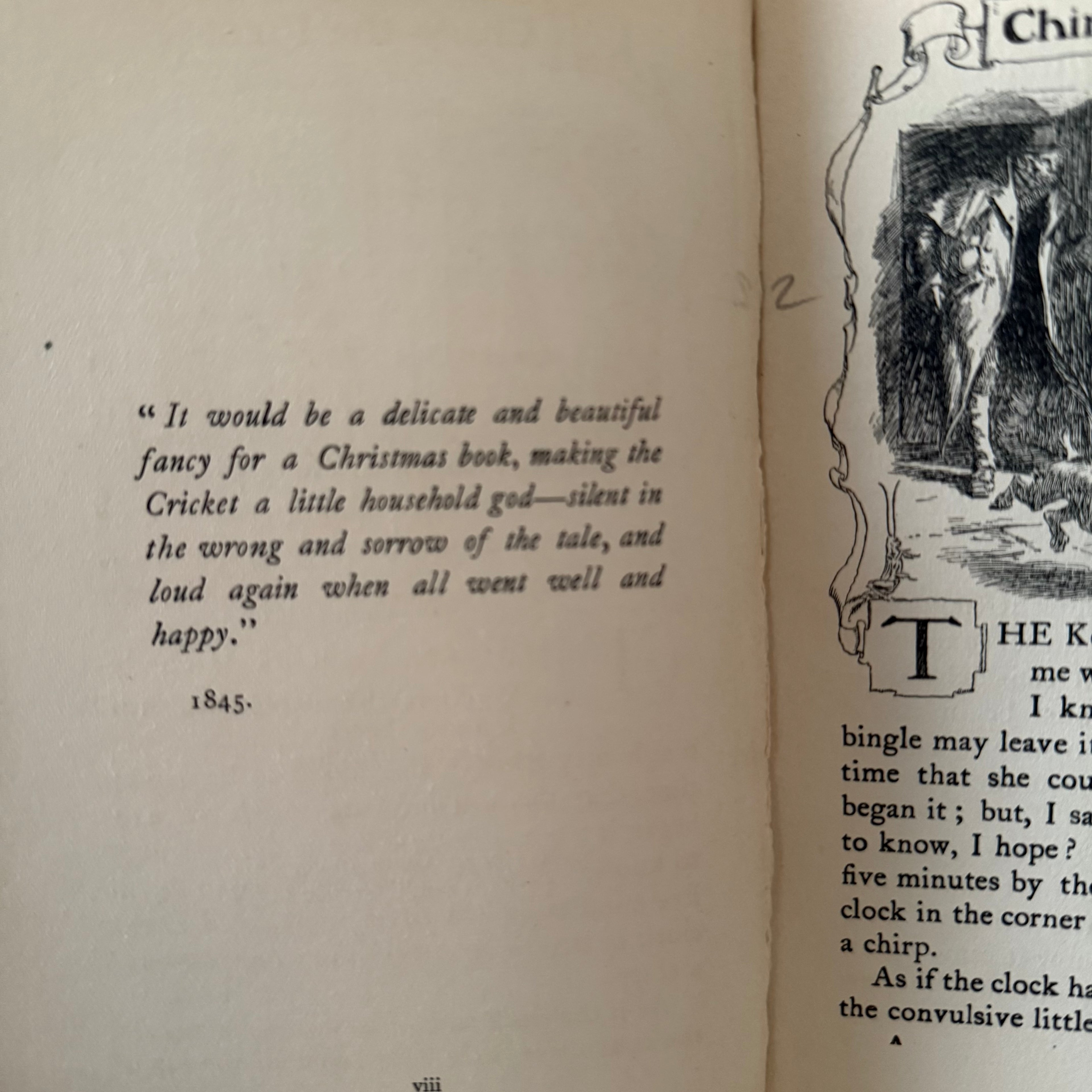 The Cricket on the Hearth Charles Dickens 1905 Dent Brock Illustrated Antique Book
