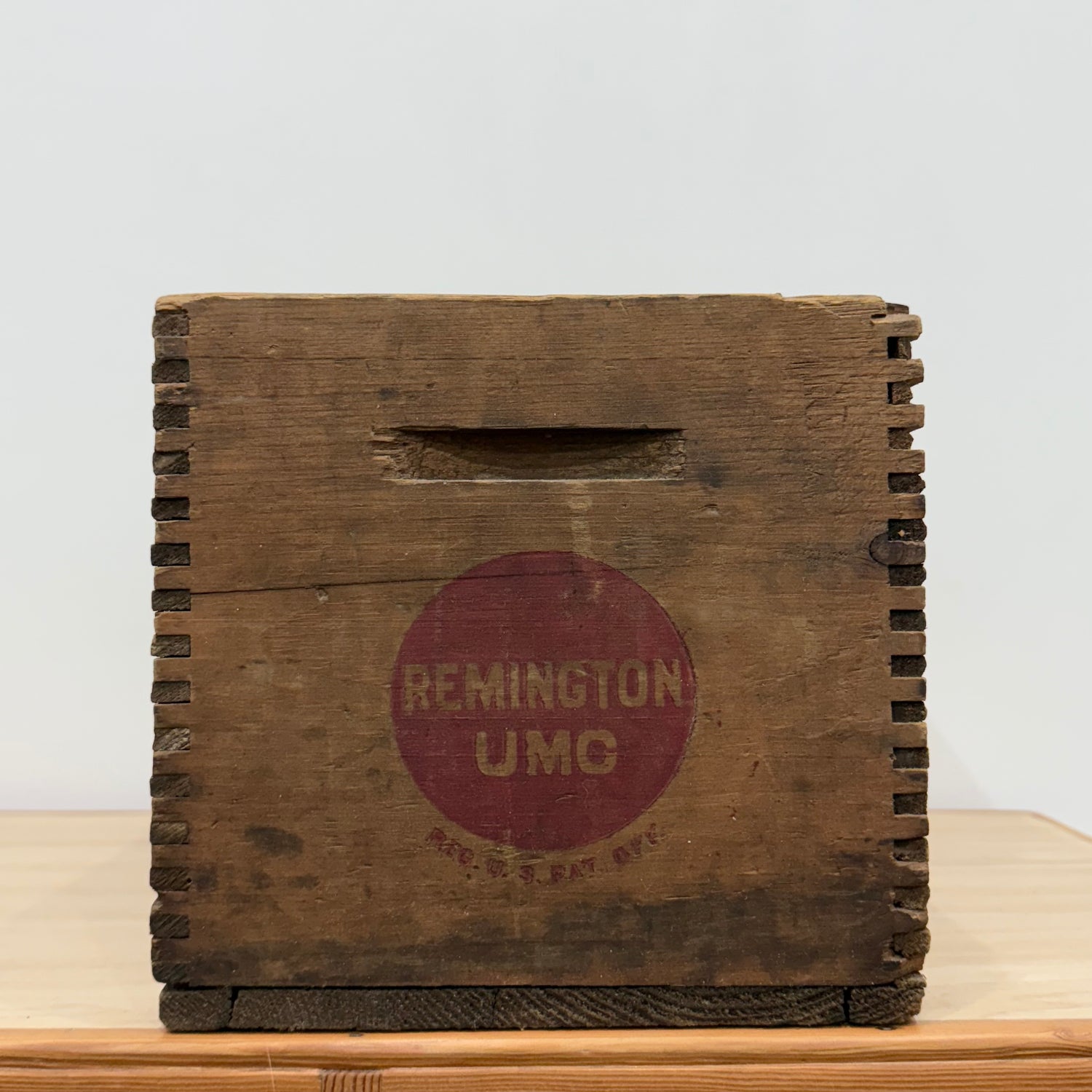Early 20th Century Remington UMC Wooden Ammunition Transit Crate