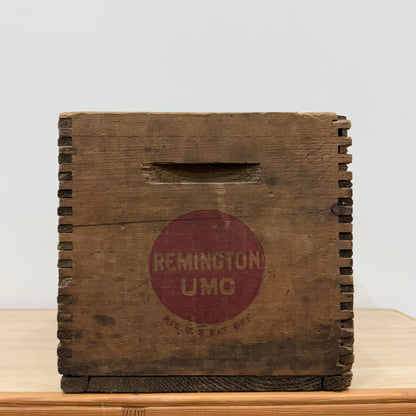 Early 20th Century Remington UMC Wooden Ammunition Transit Crate
