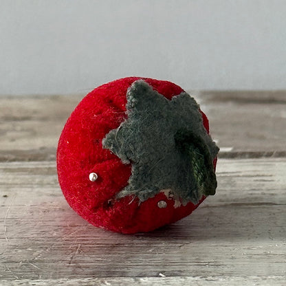 Antique Red Velvet Strawberry Emery
