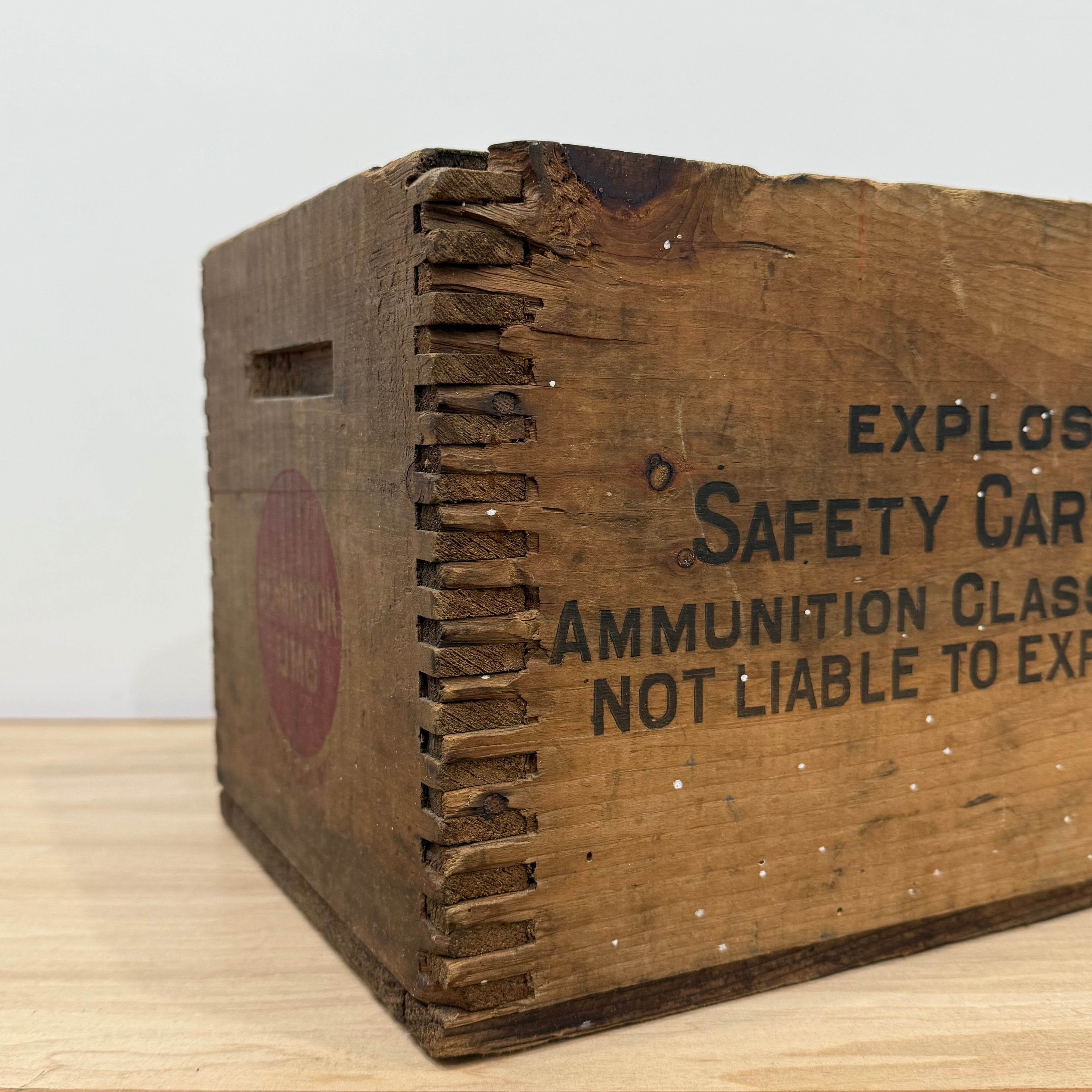 Early 20th Century Remington UMC Wooden Ammunition Transit Crate