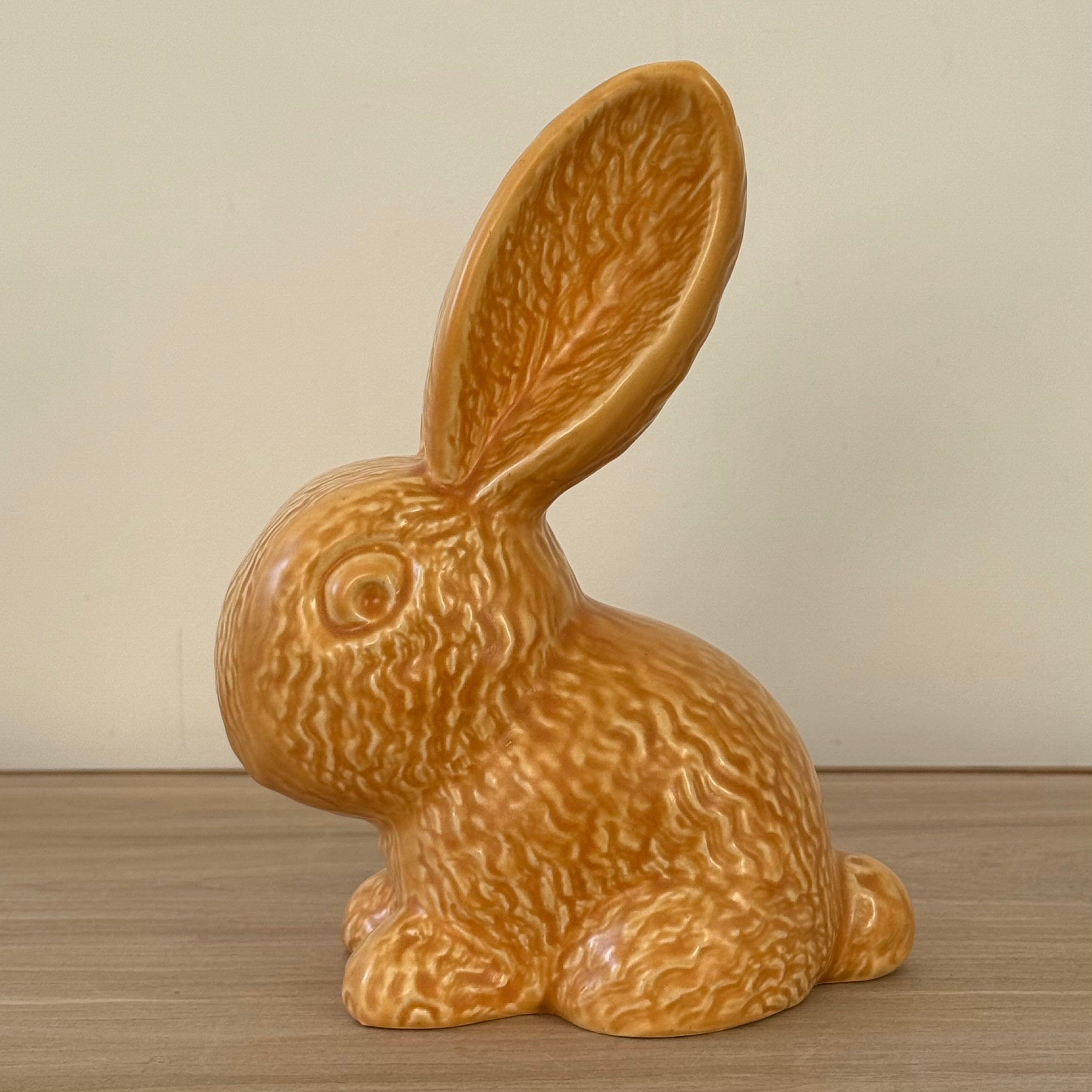Sylvac Brown Rabbit No. 2 Impressed England Mark Pottery Figure