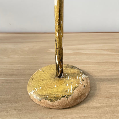 Vintage Lightweight Wooden Hat Stand – Painted Finish, Millinery Display