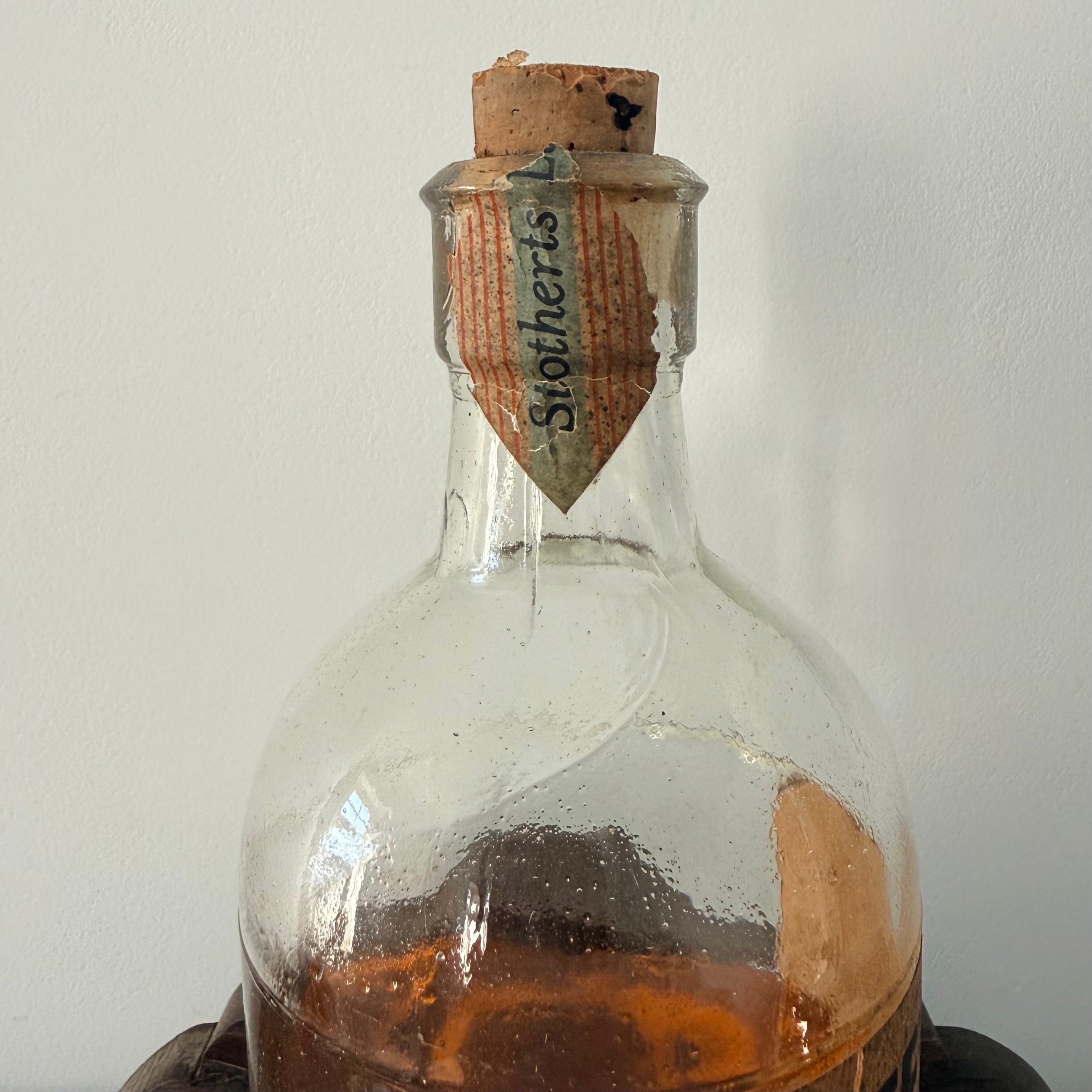 Vintage Leetho Insecticide Bottle Stotherts Atherton Original Label
