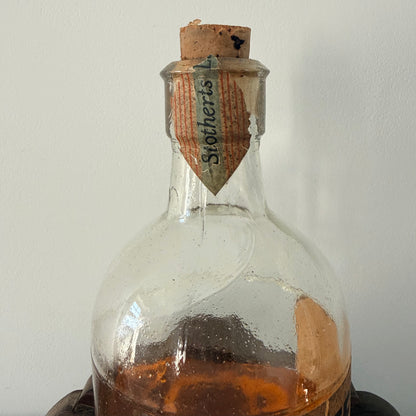 Vintage Leetho Insecticide Bottle Stotherts Atherton Original Label