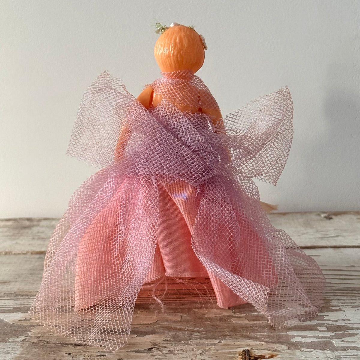 Vintage Pink Christmas Tree-Top Fairy c.1950s–1960s