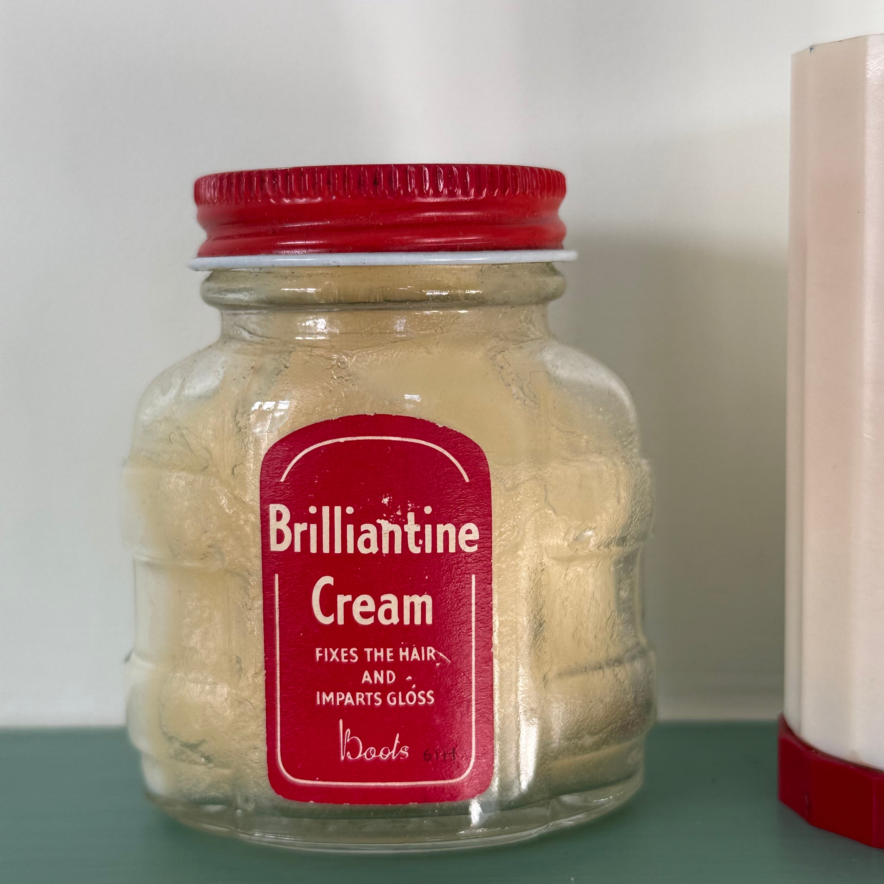 Vintage Boots Brilliantine Cream Gift Set Boxed 1950s Hair Grooming