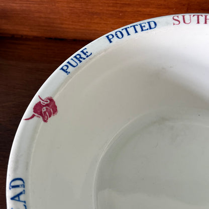 Vintage Hudson &amp; Middleton Sutherland’s Beef Paste Advertising Bowl