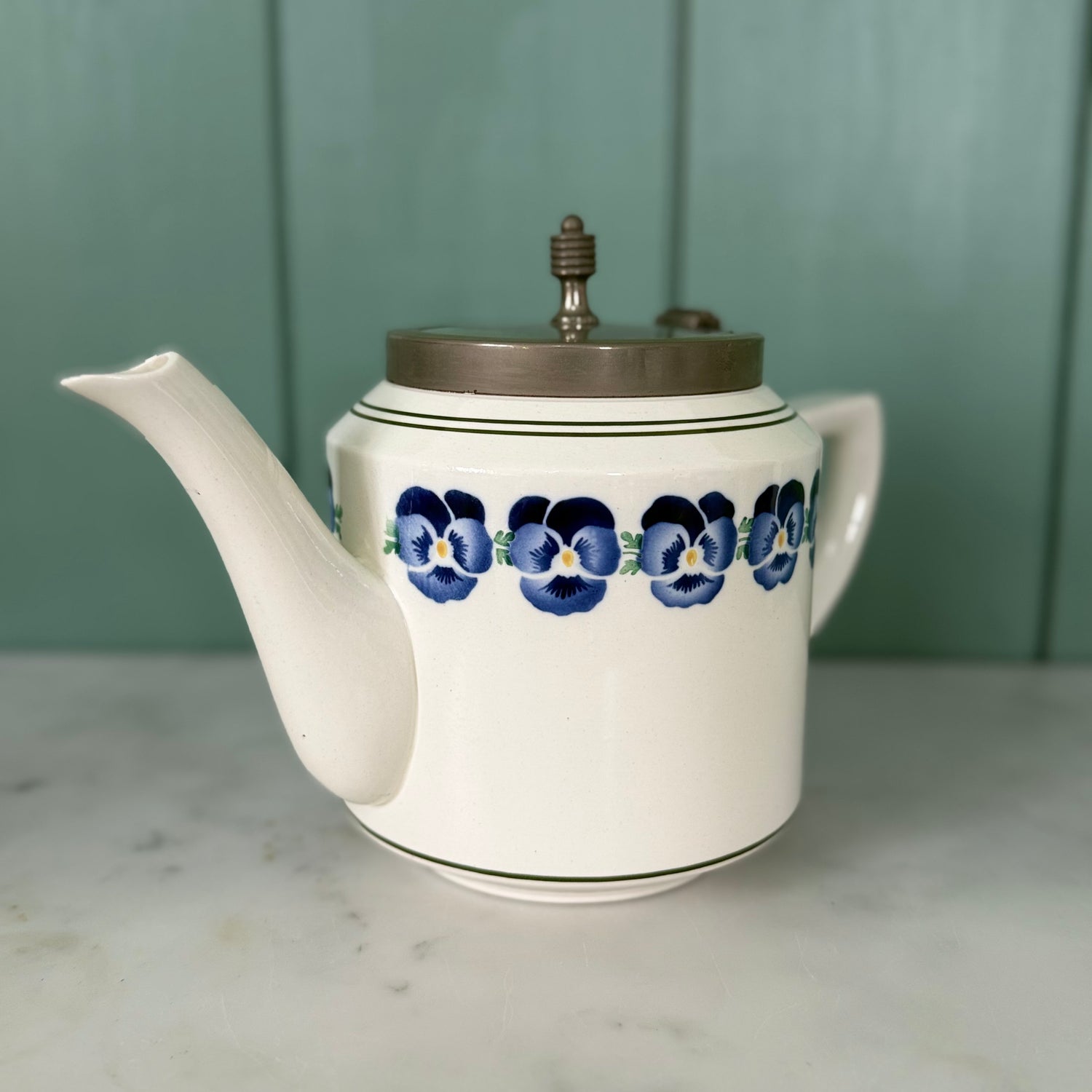 Art Deco WMF Wächtersbach Pansy Teapot Dec. 2194